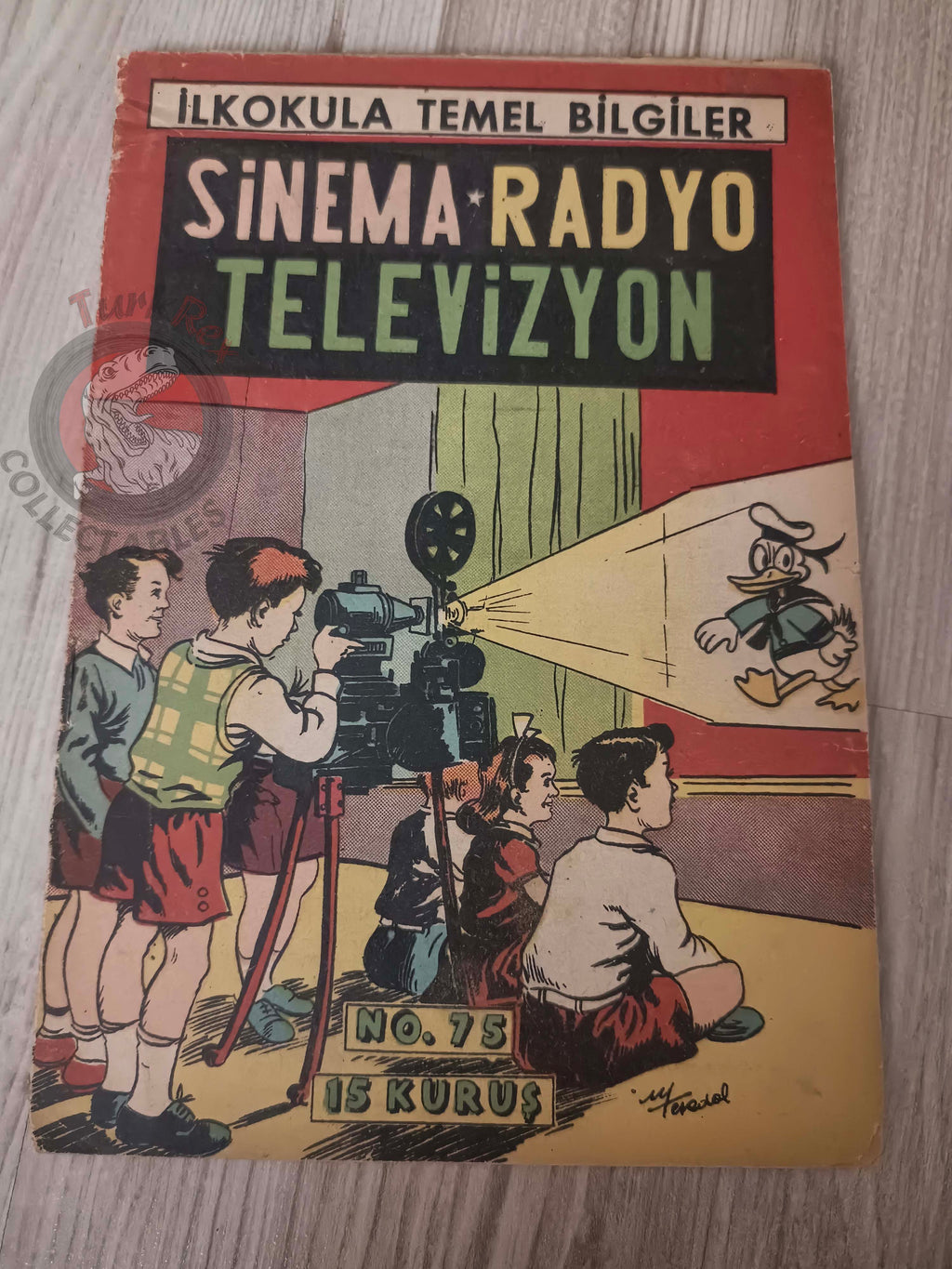 Basic Information for Primary School – Cinema, Radio, Television 1949 Turkish Book Turkey Illustrated