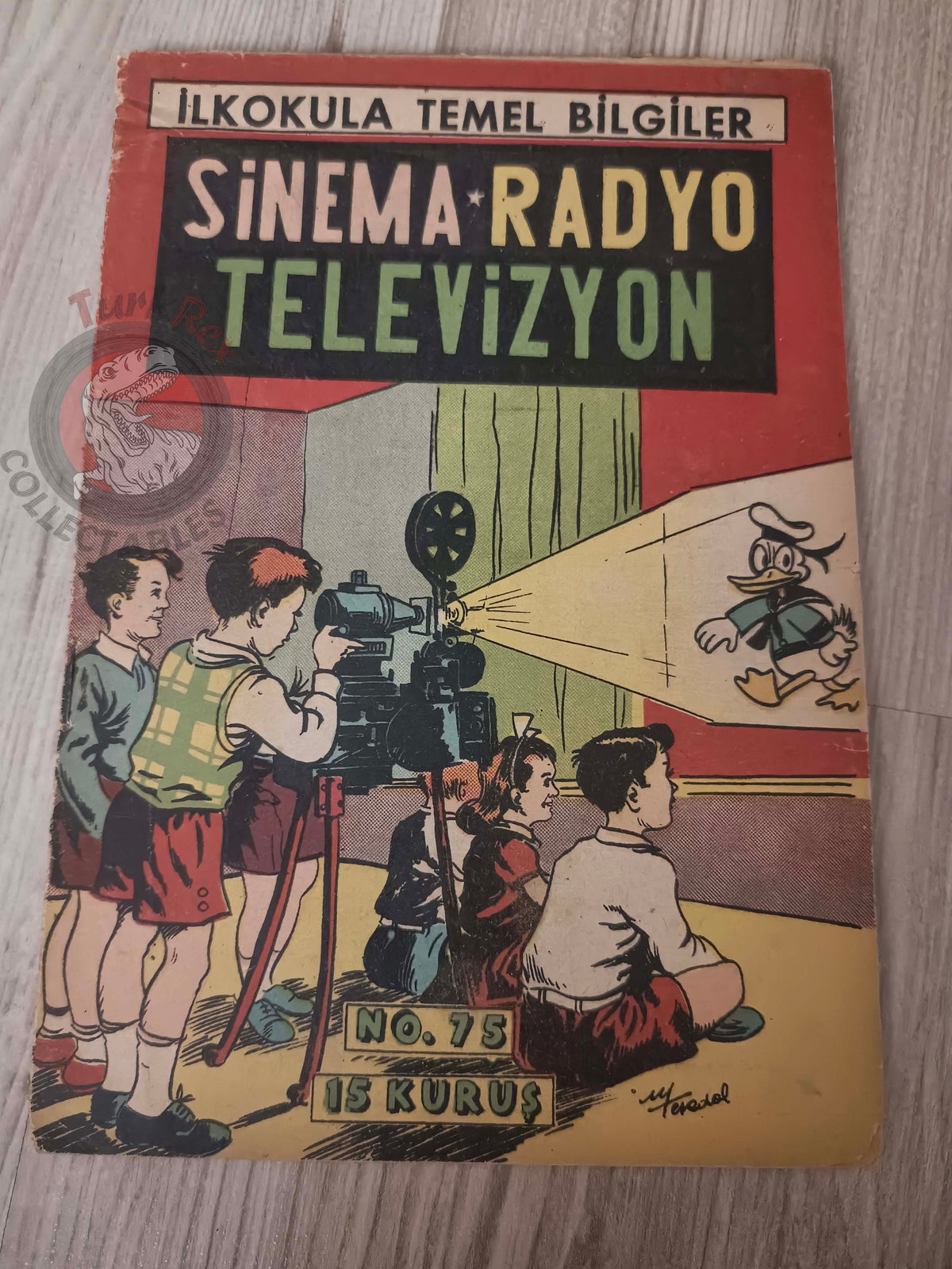 Basic Information for Primary School – Cinema, Radio, Television 1949 Turkish Book Turkey Illustrated