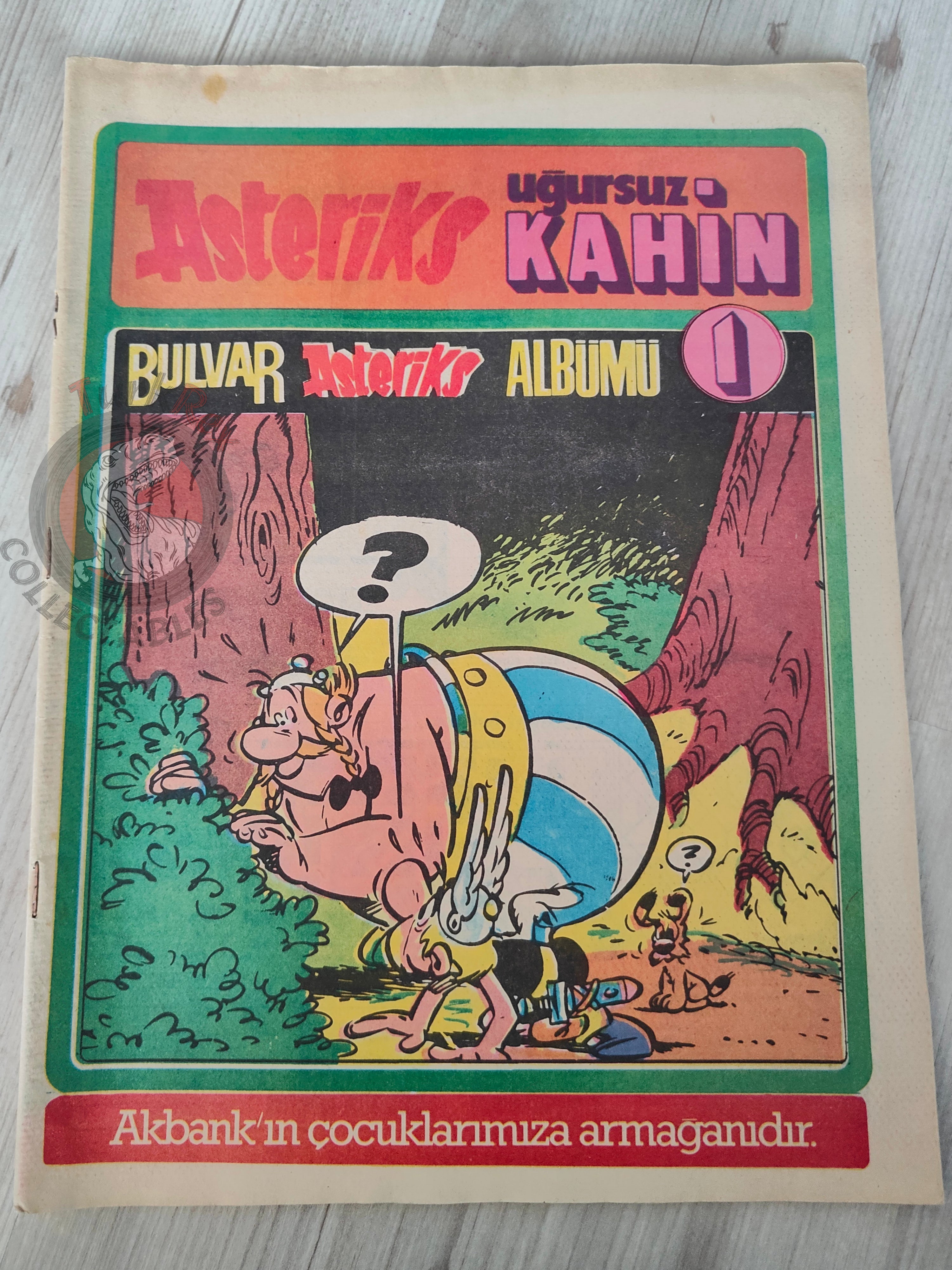 Asterix – Asterix and the Soothsayer 80s Turkish Edition Comic Turkey 2