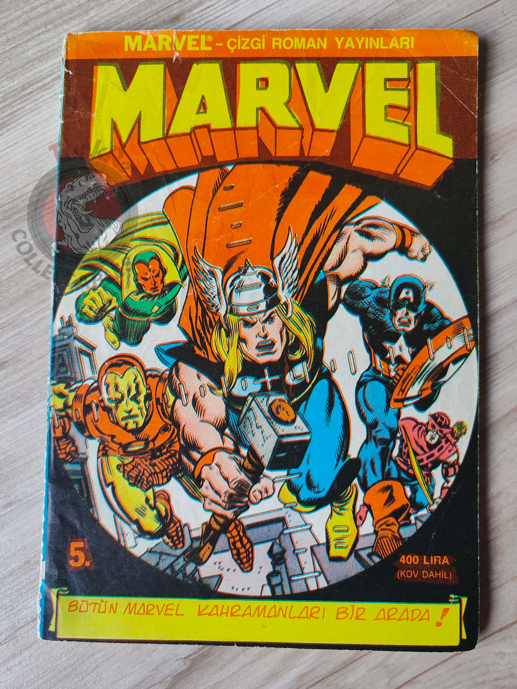 Ms. Marvel #5 1988 Turkish Comic Turkey #8 The Avengers #41 #17