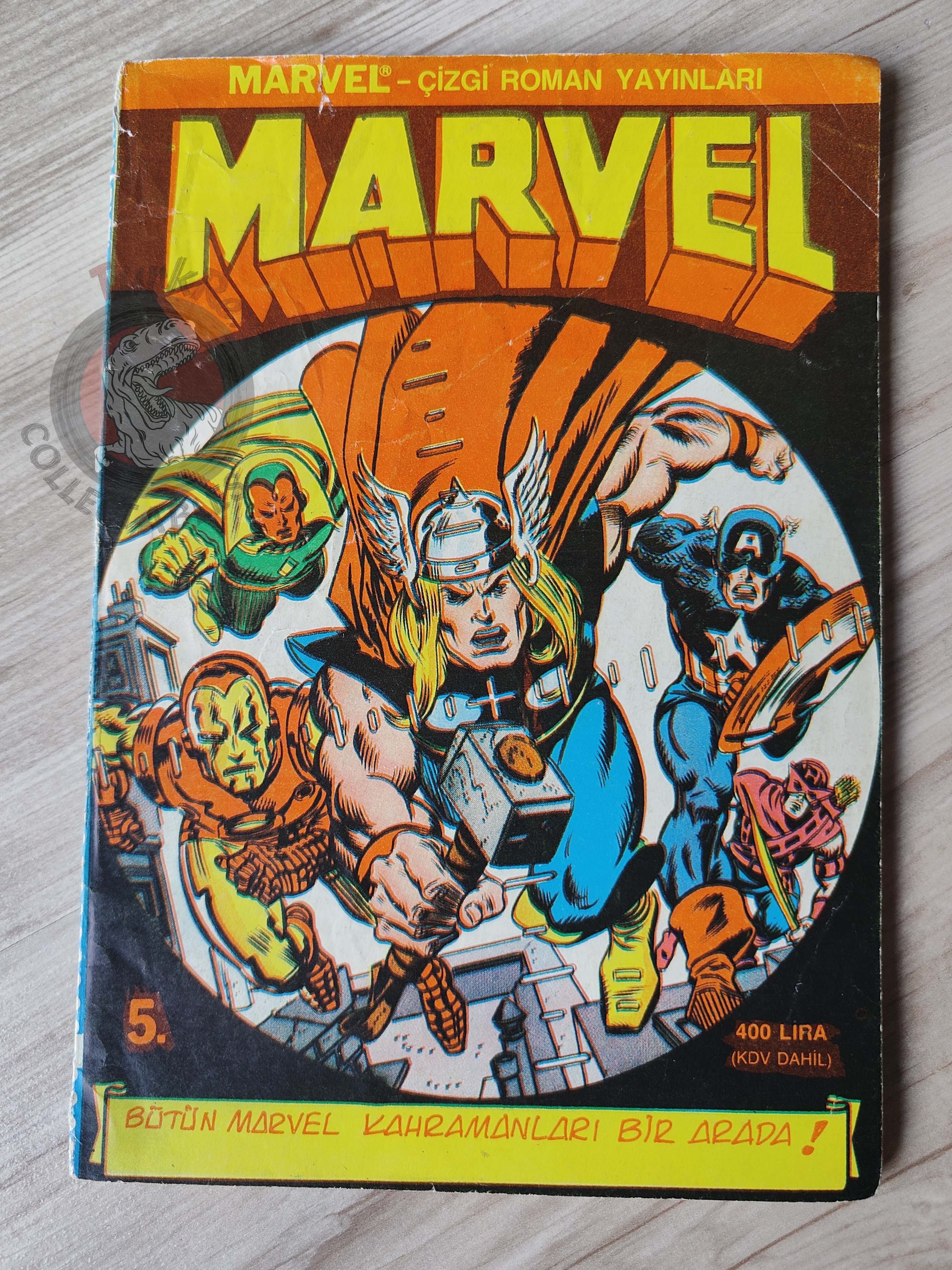 Ms. Marvel #5 1988 Turkish Comic Turkey #8 The Avengers #41 #17