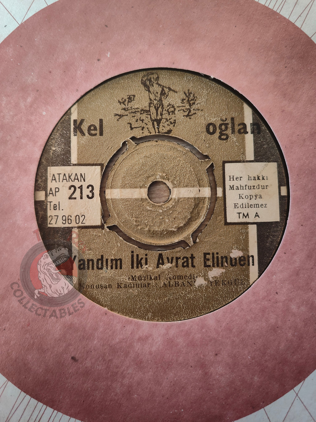 Keloğlan – Yandım İki Avrat Elinden 7" Turkish Pressing Vinyl Turkey Edition