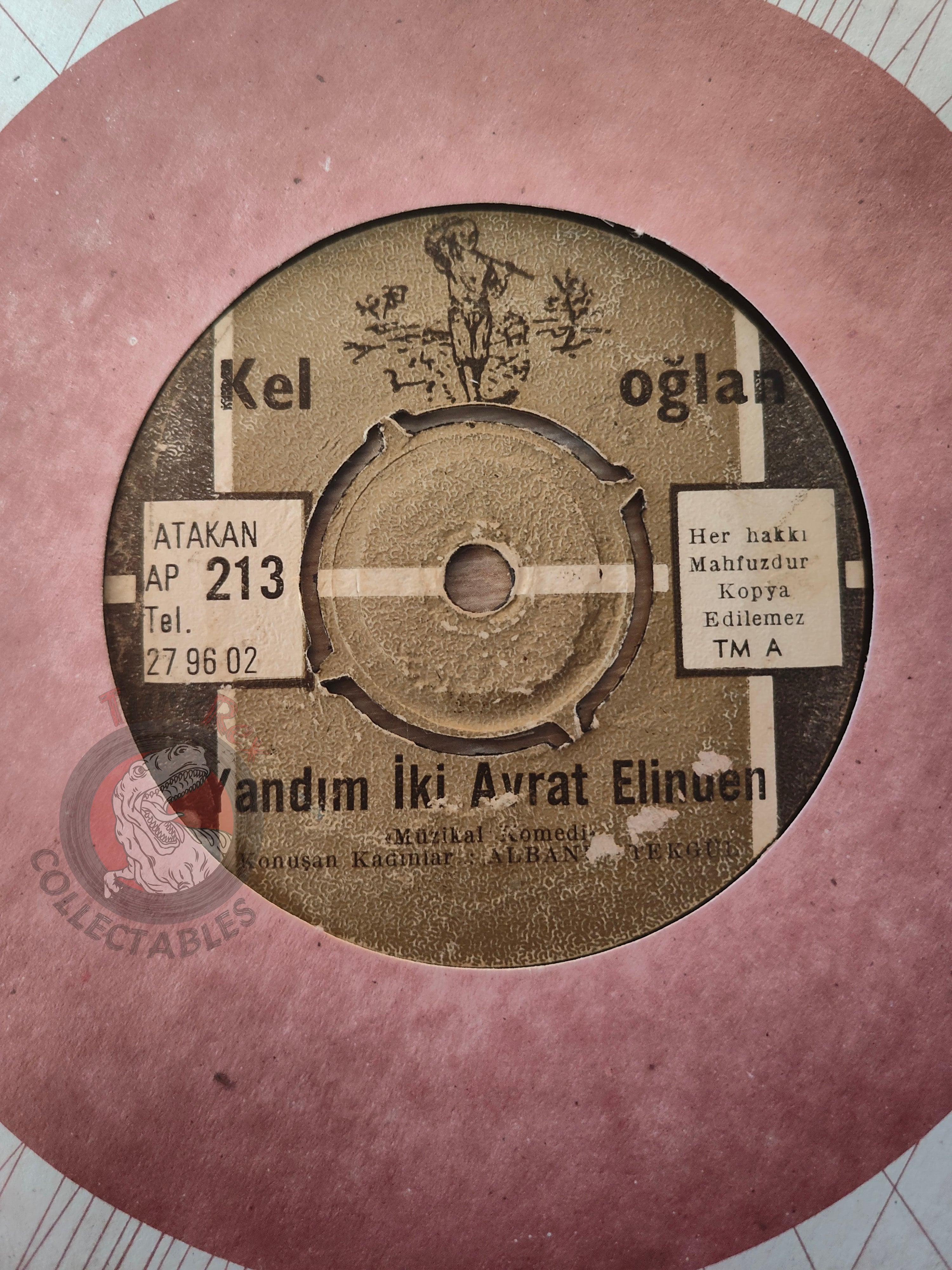 Keloğlan – Yandım İki Avrat Elinden 7" Turkish Pressing Vinyl Turkey Edition