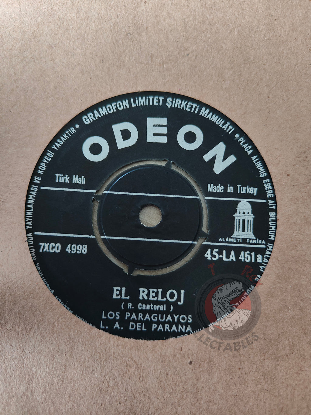 Los Paraguayos – Ti-pi-tin / El Reloj 7" Turkish Pressing Vinyl Turkey Edition