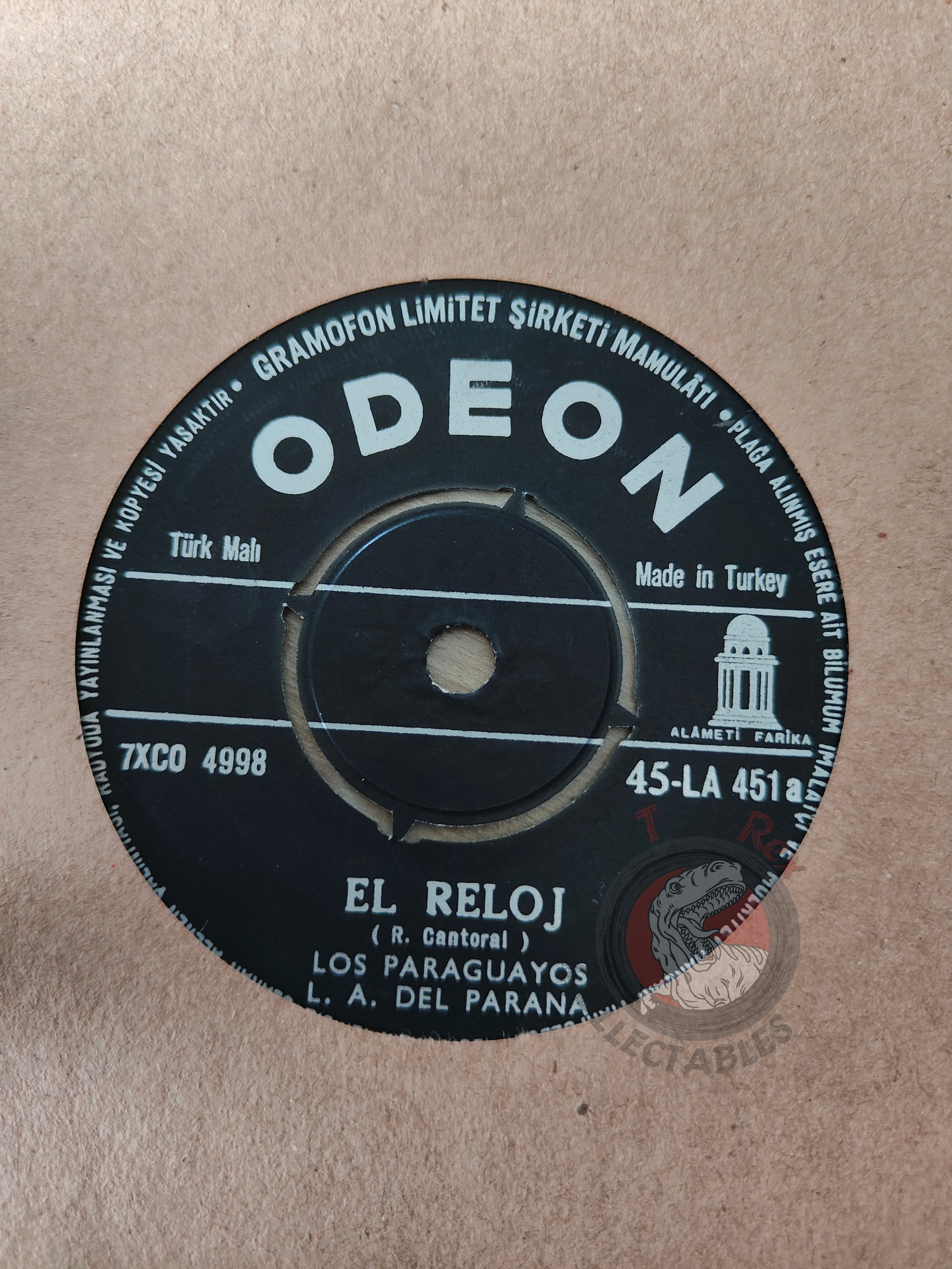 Los Paraguayos – Ti-pi-tin / El Reloj 7" Turkish Pressing Vinyl Turkey Edition