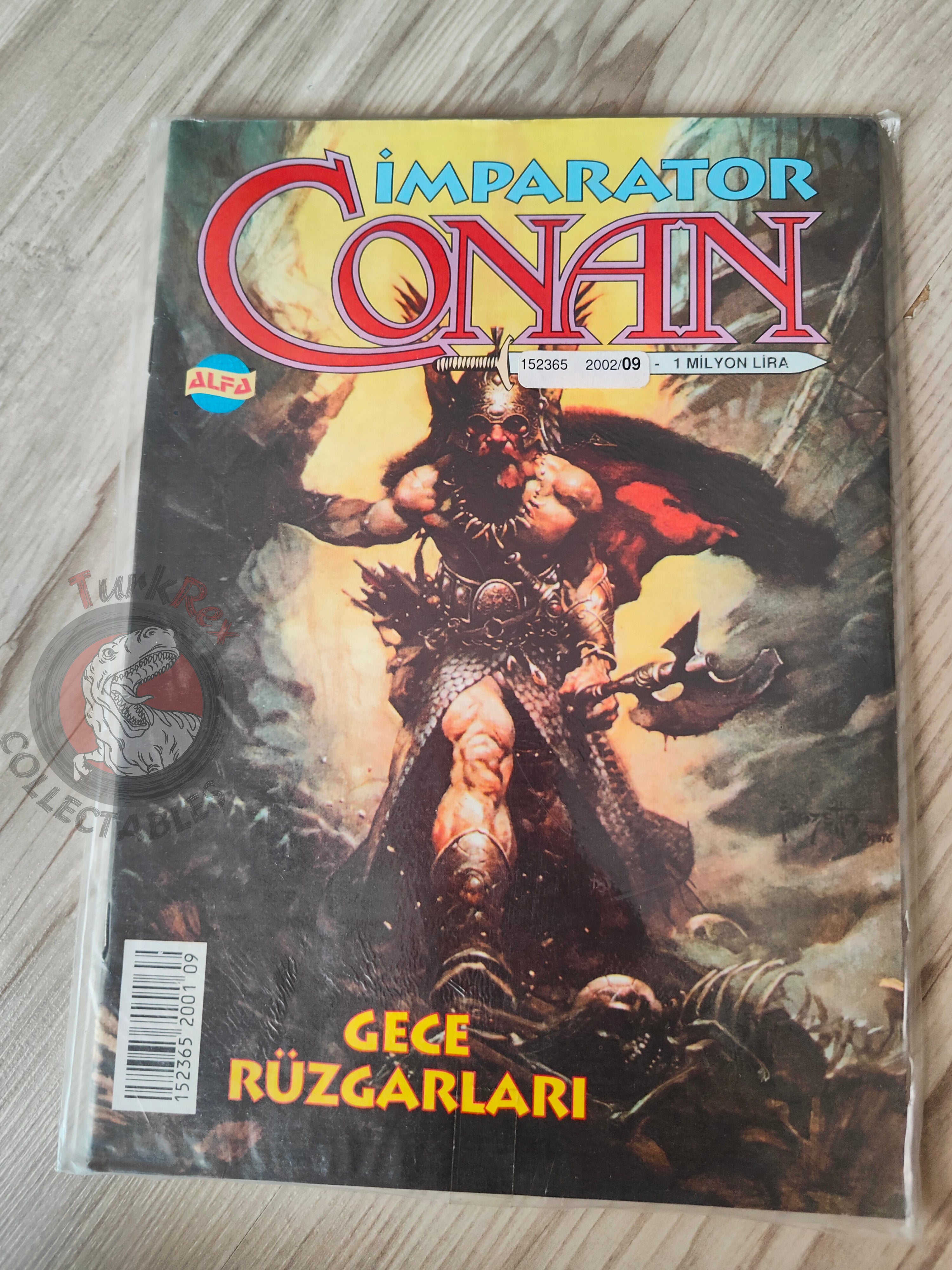 Imparator Conan #9 Conan the King #50 Turkish Comic Turkey Frank Frazetta