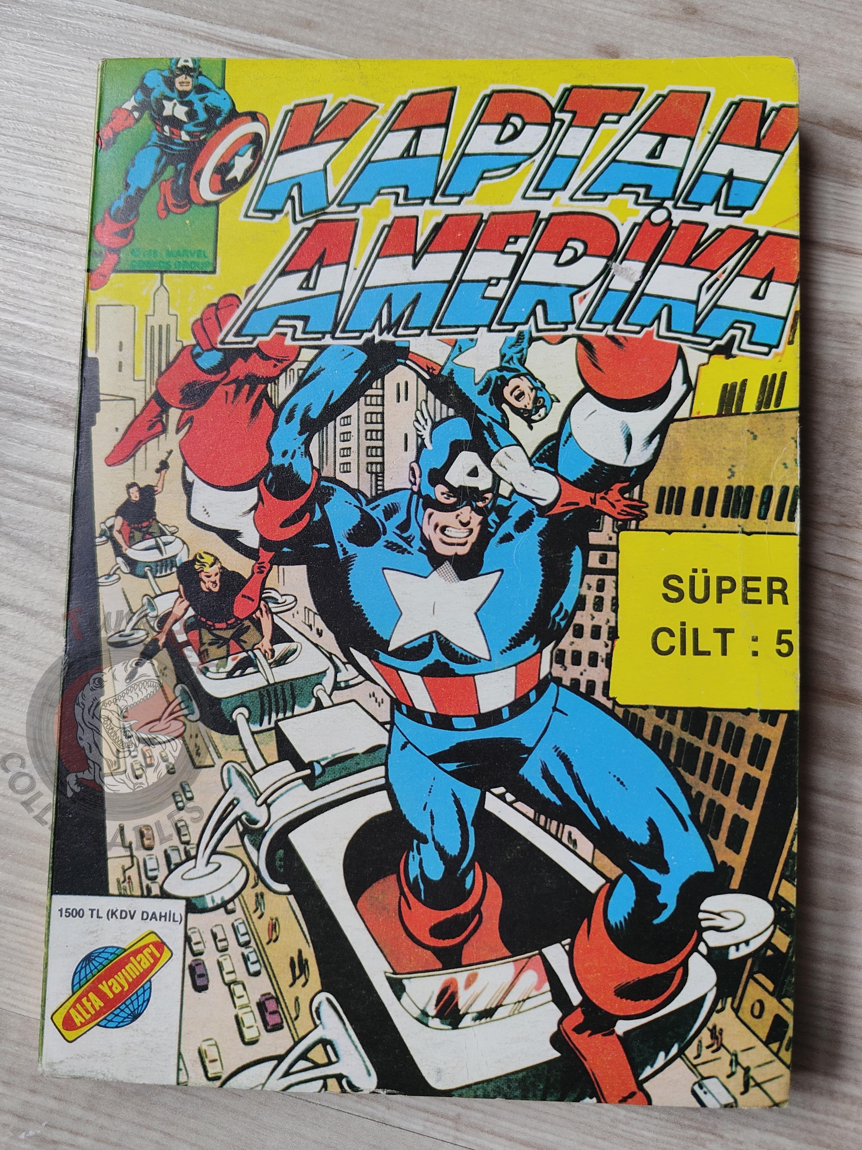 Captain America – Volume 5 1989 Turkish Comic Turkey