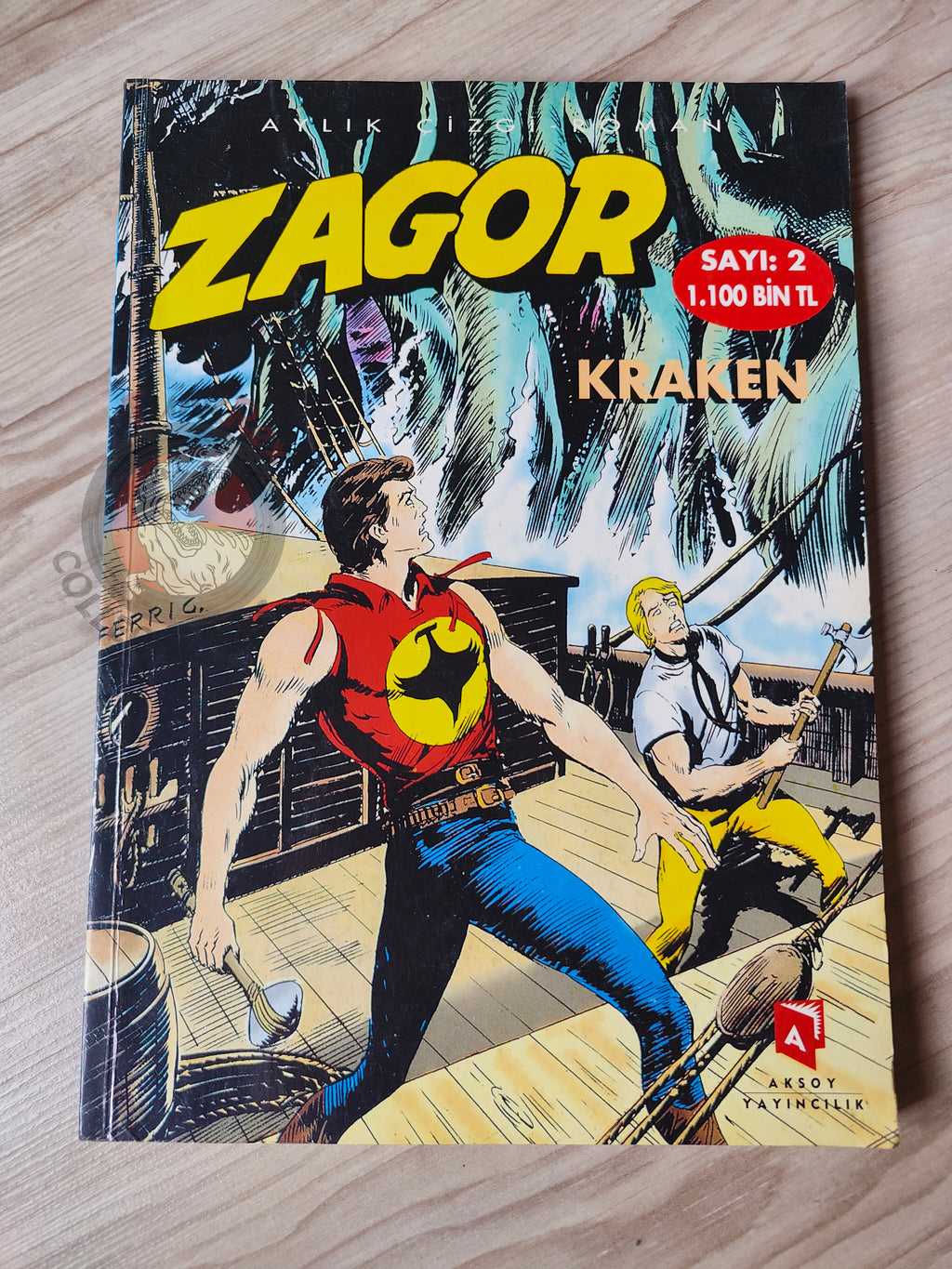 Zagor #2 1999 Kraken Turkish Comic Turkey