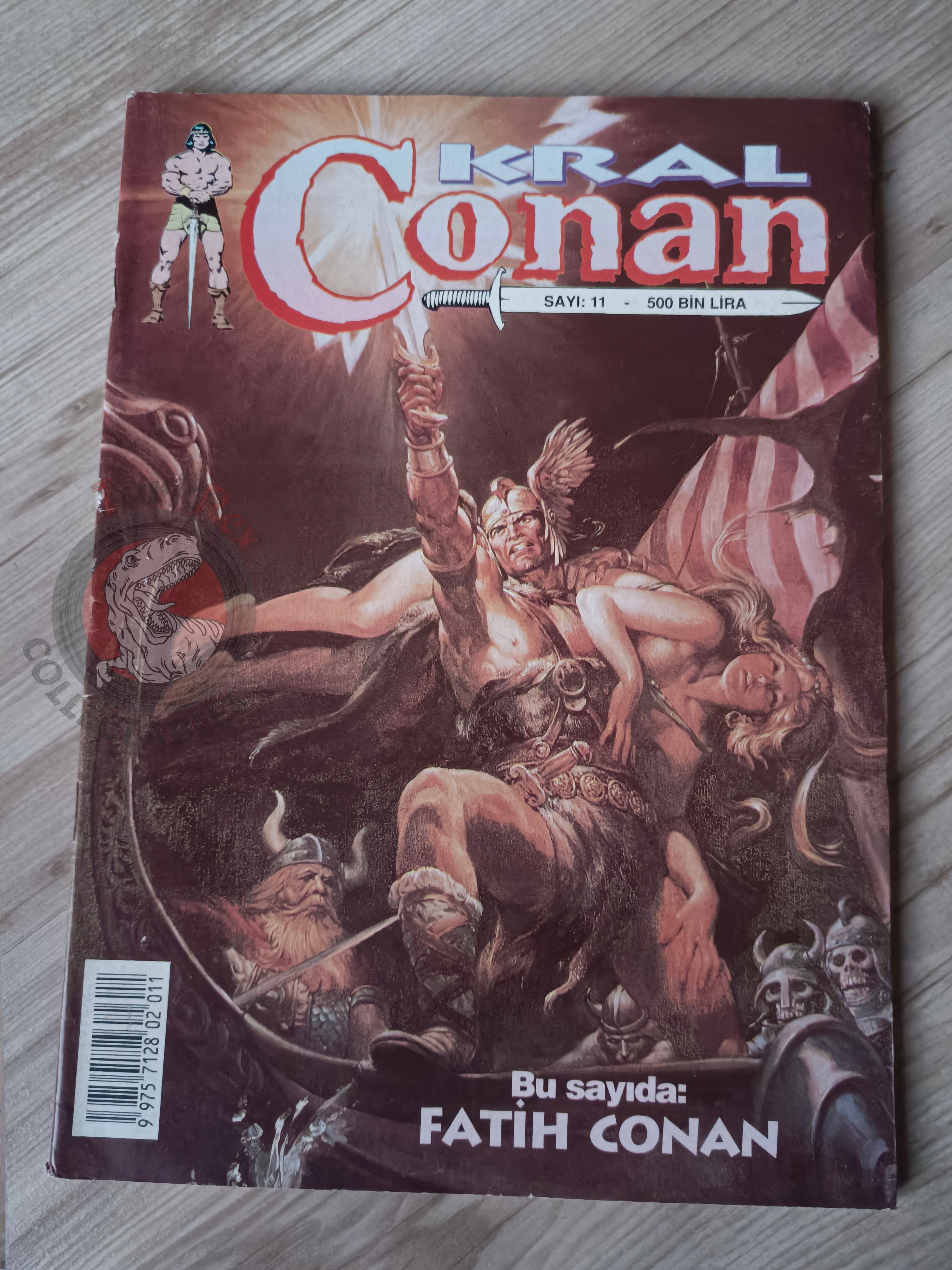Kral Conan #11 The Savage Sword of #8 #10 Turkish Comic Turkey #45