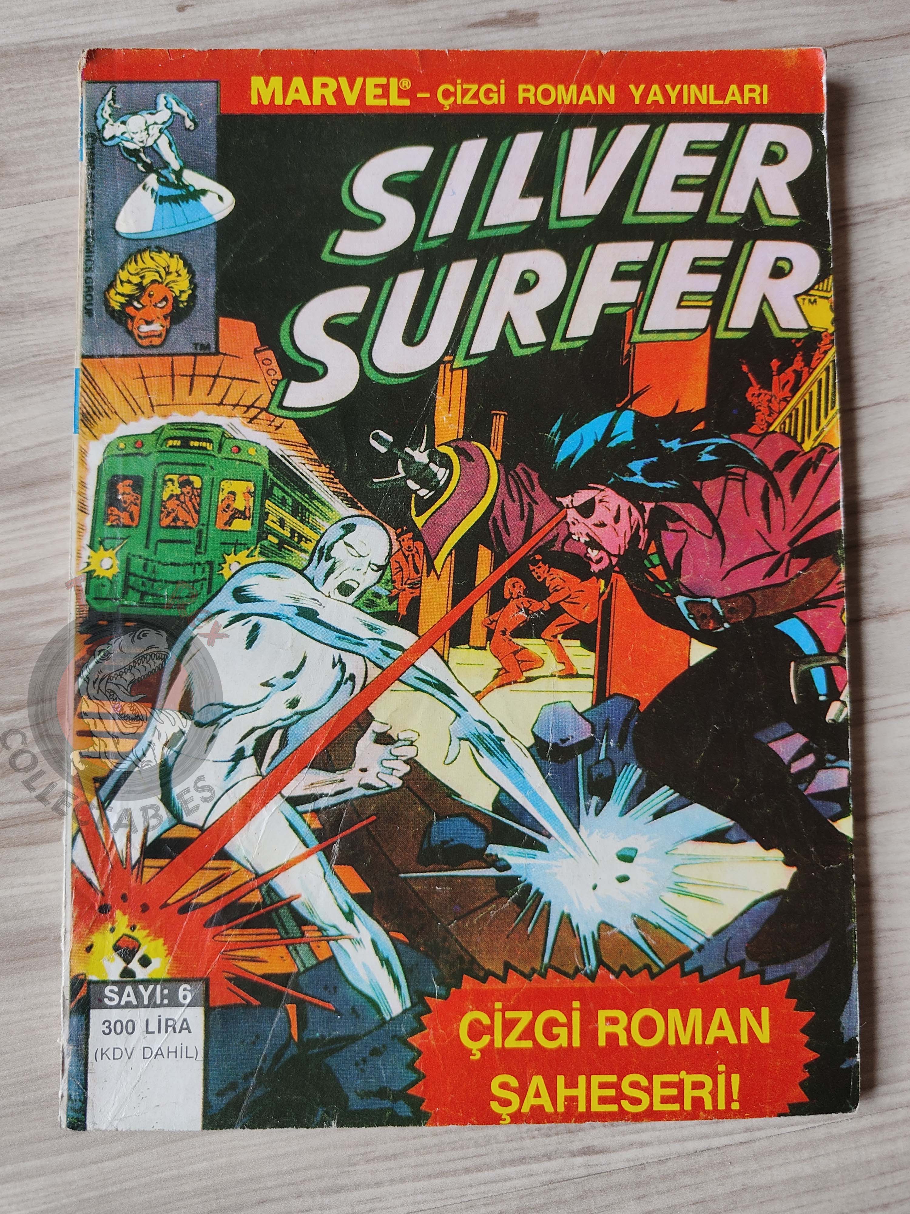 Silver Surfer #6 1987 Turkish Comic Turkey #8 #9 #10 Fantasy Masterpieces #9