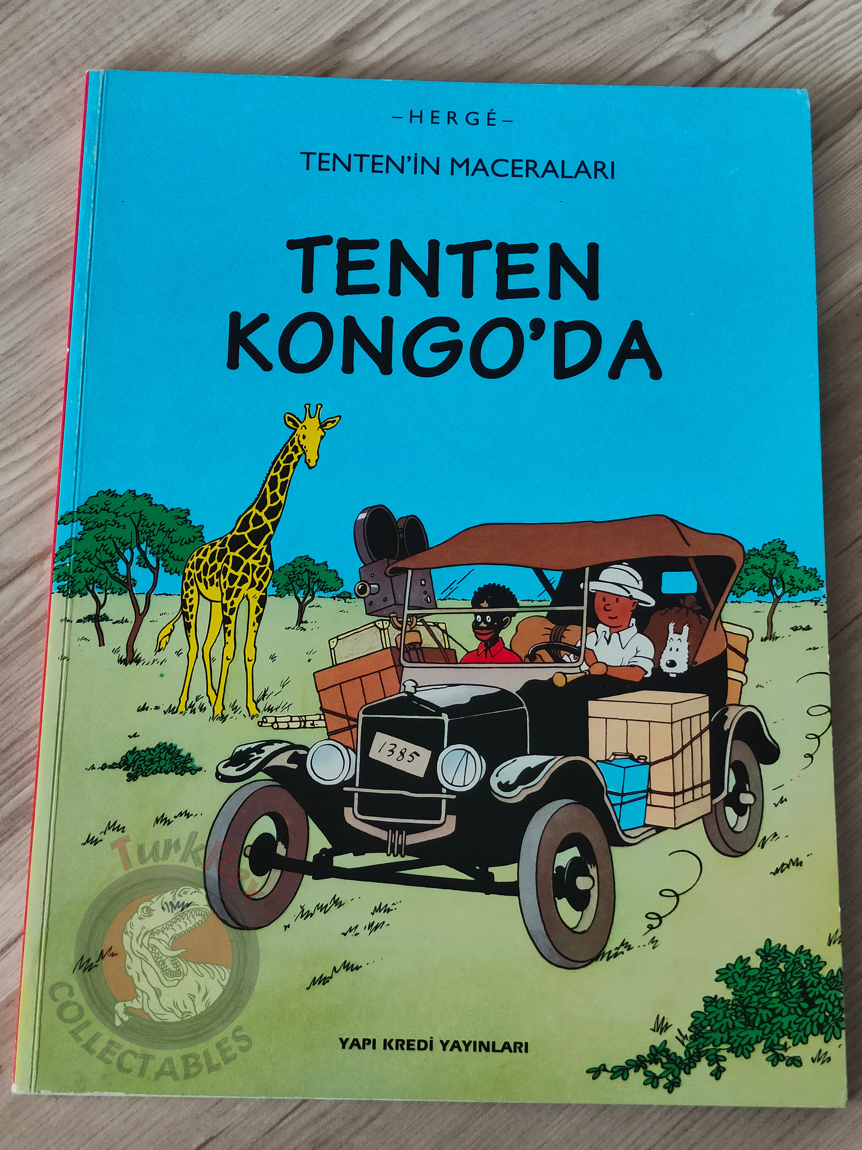 Tintin – Tintin in the Congo 1998 Turkish Edition Comic Turkey 2nd YKY