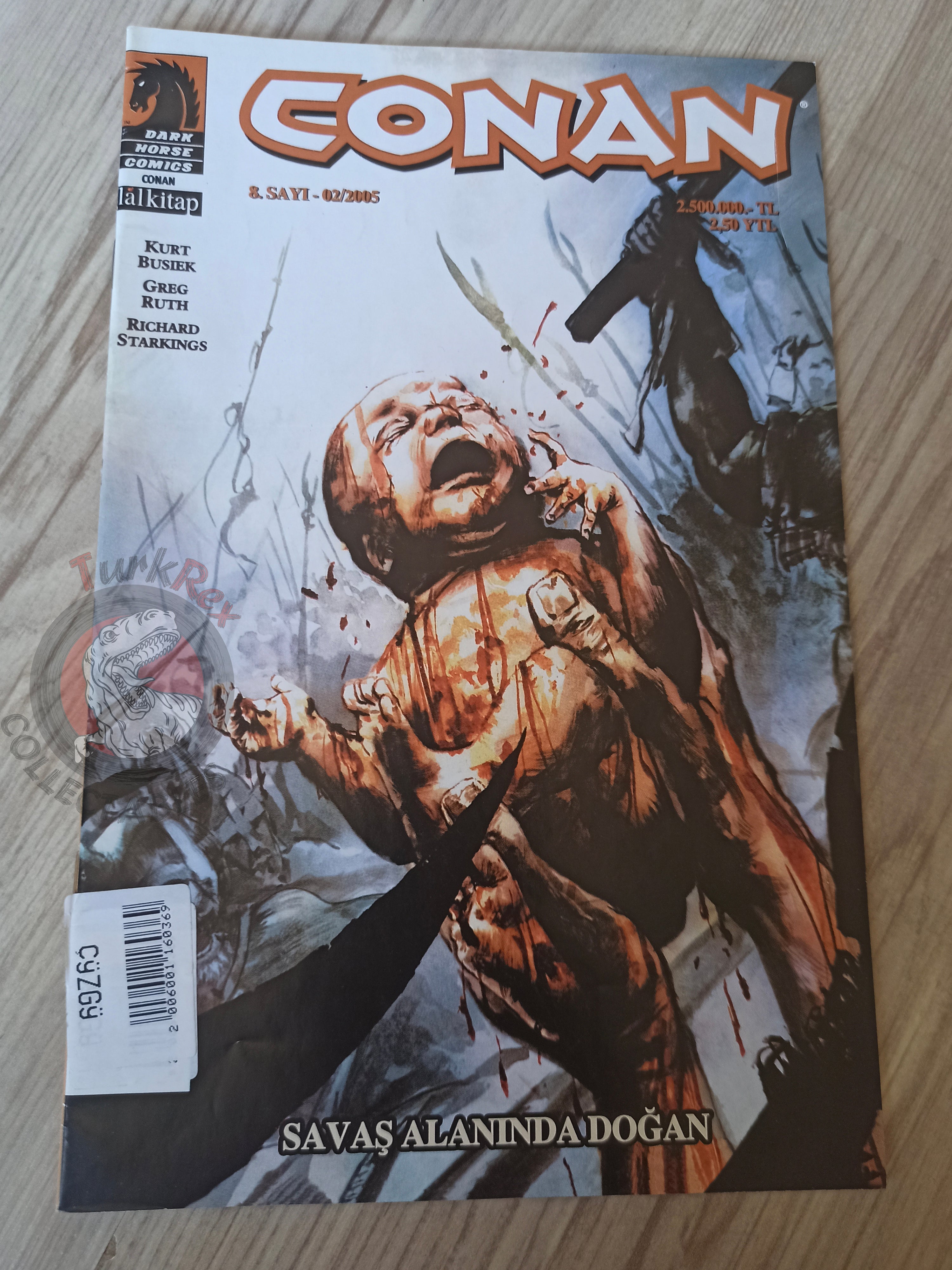 Conan the Legend #8 Turkish Comic Turkey Dark Horse Comics