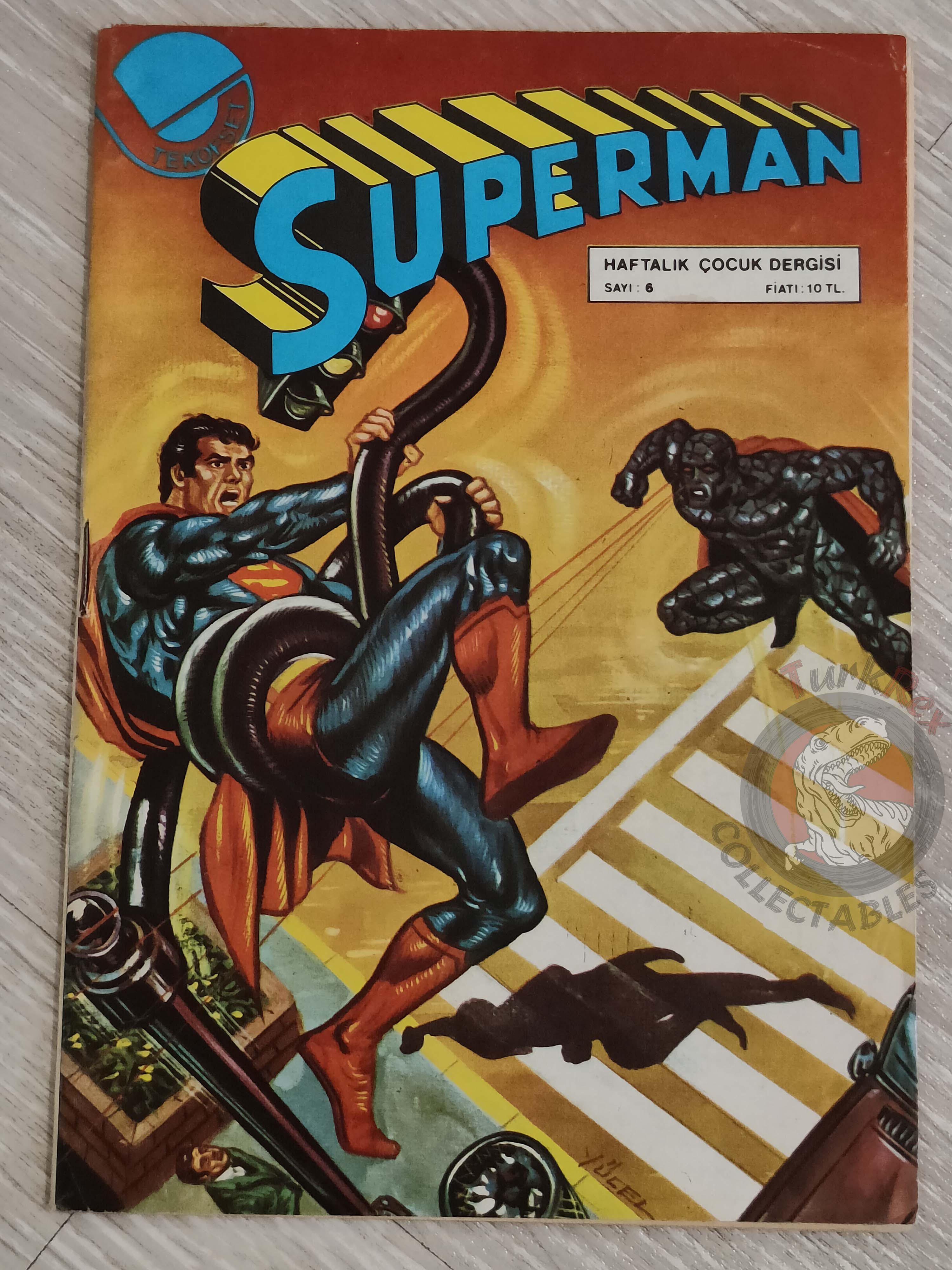 Superman #6 1979 Turkish Comic Turkey #328 Superboy #232