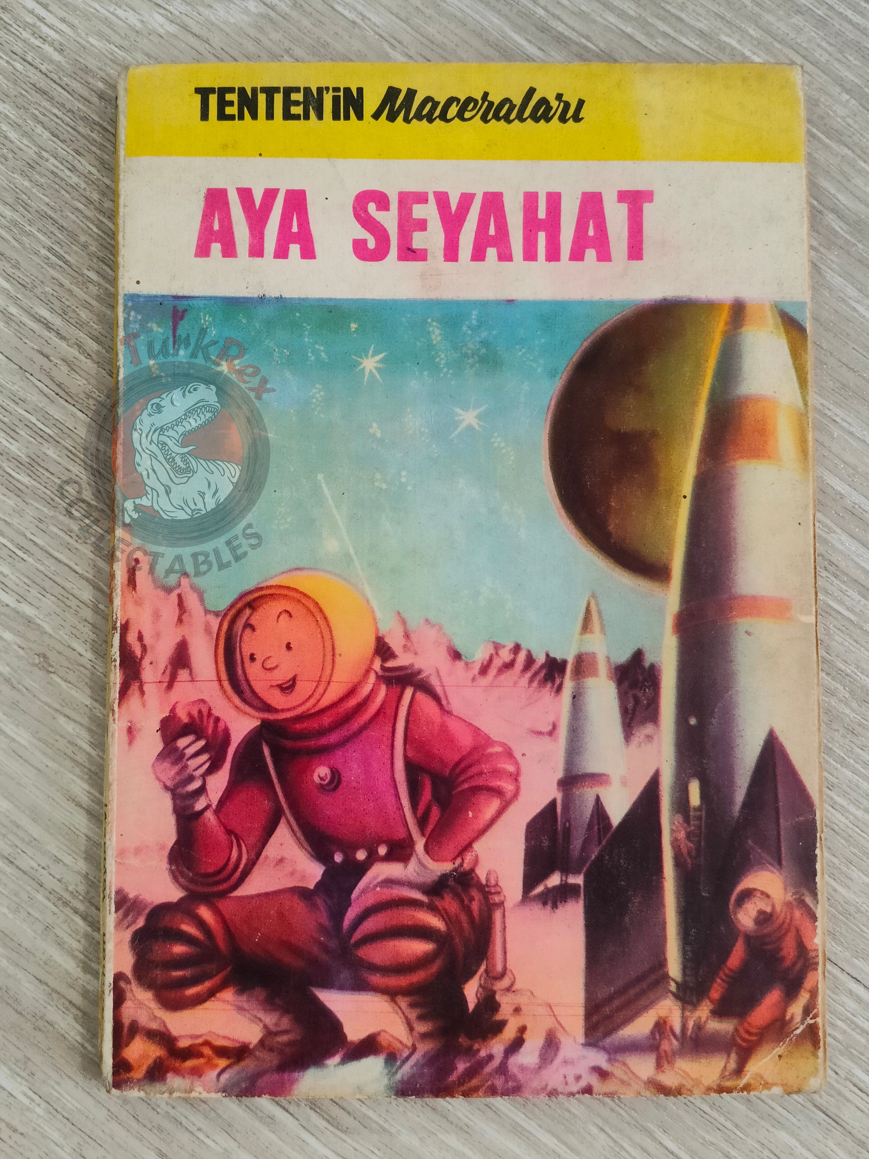 Tintin – Destination Moon 1972 Turkish Edition Comic Turkey