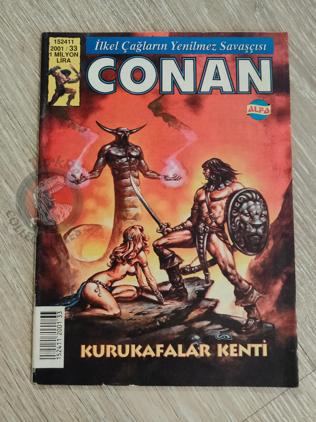 Conan #33 The Savage Sword of Conan #59 #60 Turkish Comic Turkey
