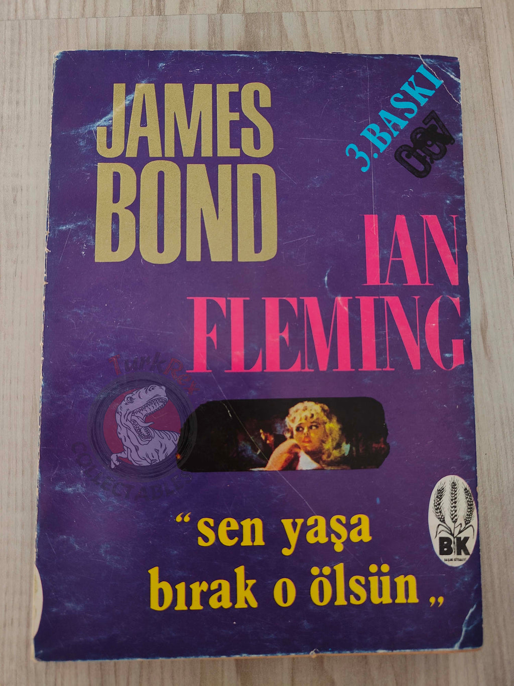 James Bond - Live and Let Die 1973 Turkish Book Turkey Ian Fleming