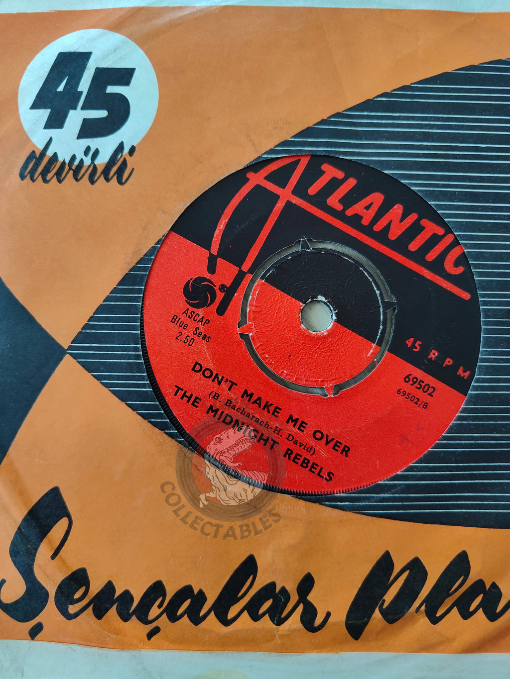 The Midnight Rebels – Broadway Walk 7" Turkish Pressing Vinyl Turkey Edition
