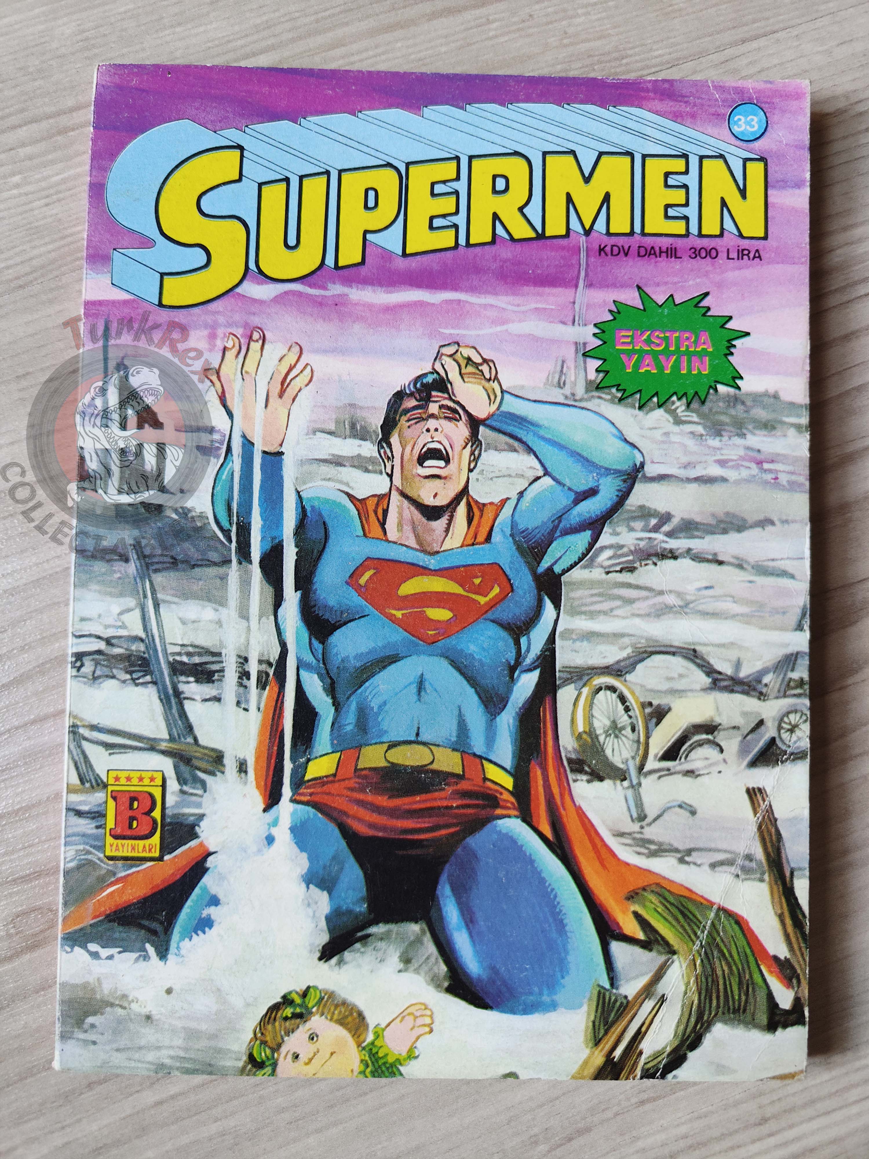 Superman #33 1984 Turkish Comic Turkey Action Comics #319 #320 #321 #322 #398