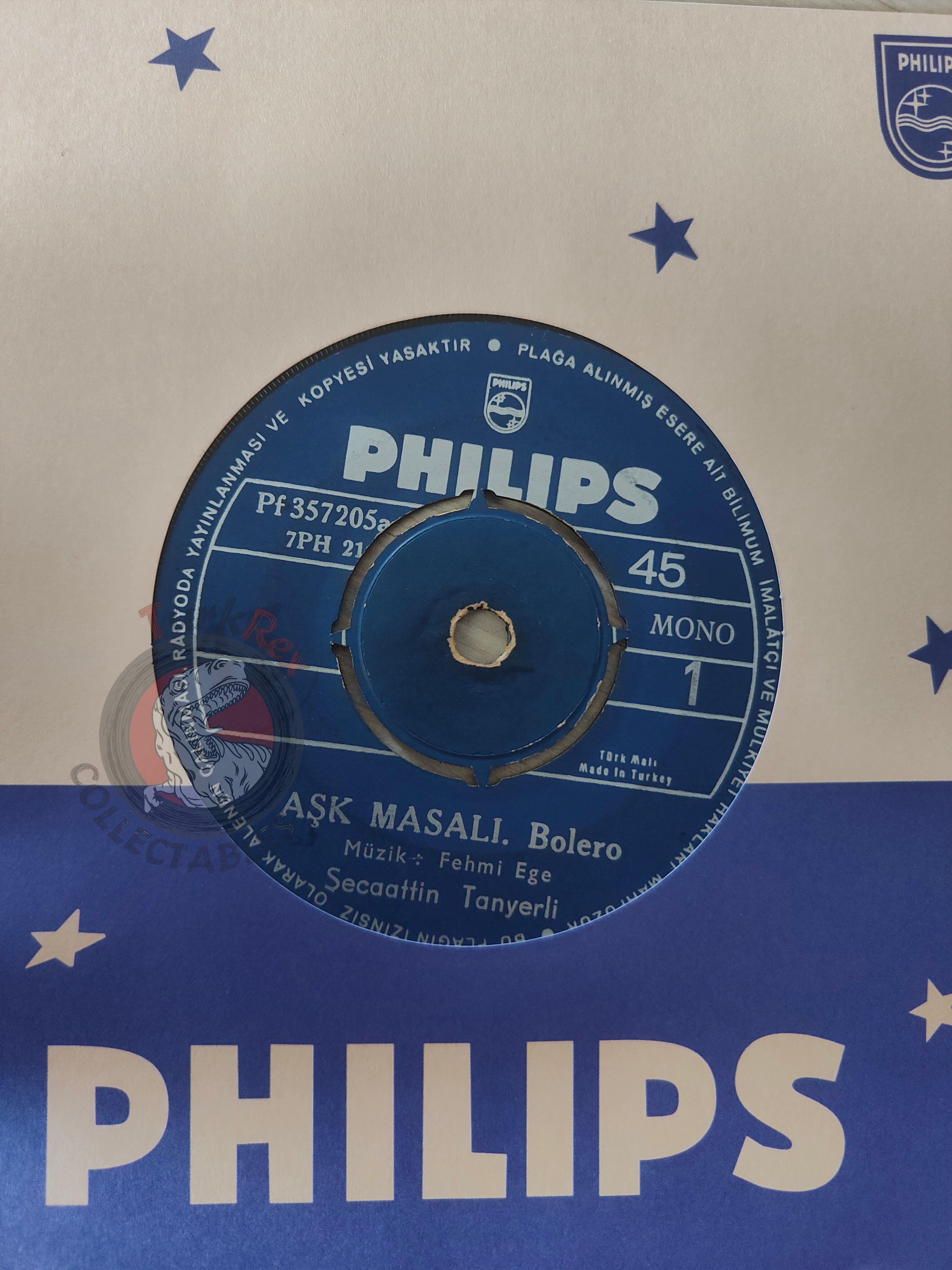 Şecaattin Tanyerli – Aşk Masalı 7" Turkish Pressing Vinyl Turkey Edition