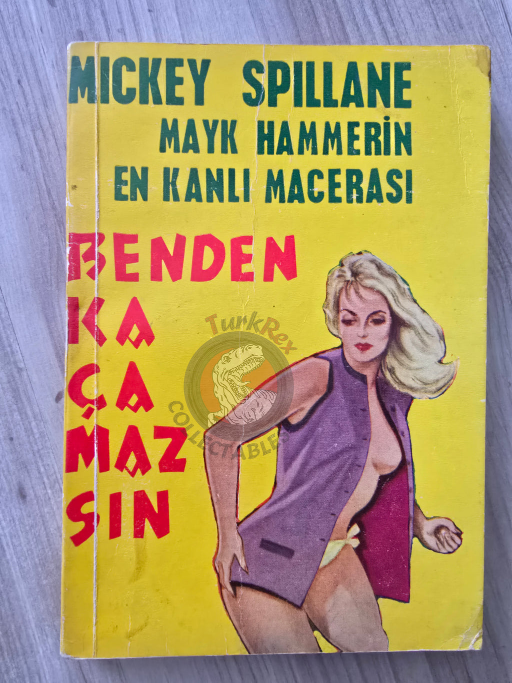 Mickey Spillane – Mike Hammer Vengeance Is Mine! 1965 Turkish Book Turkey