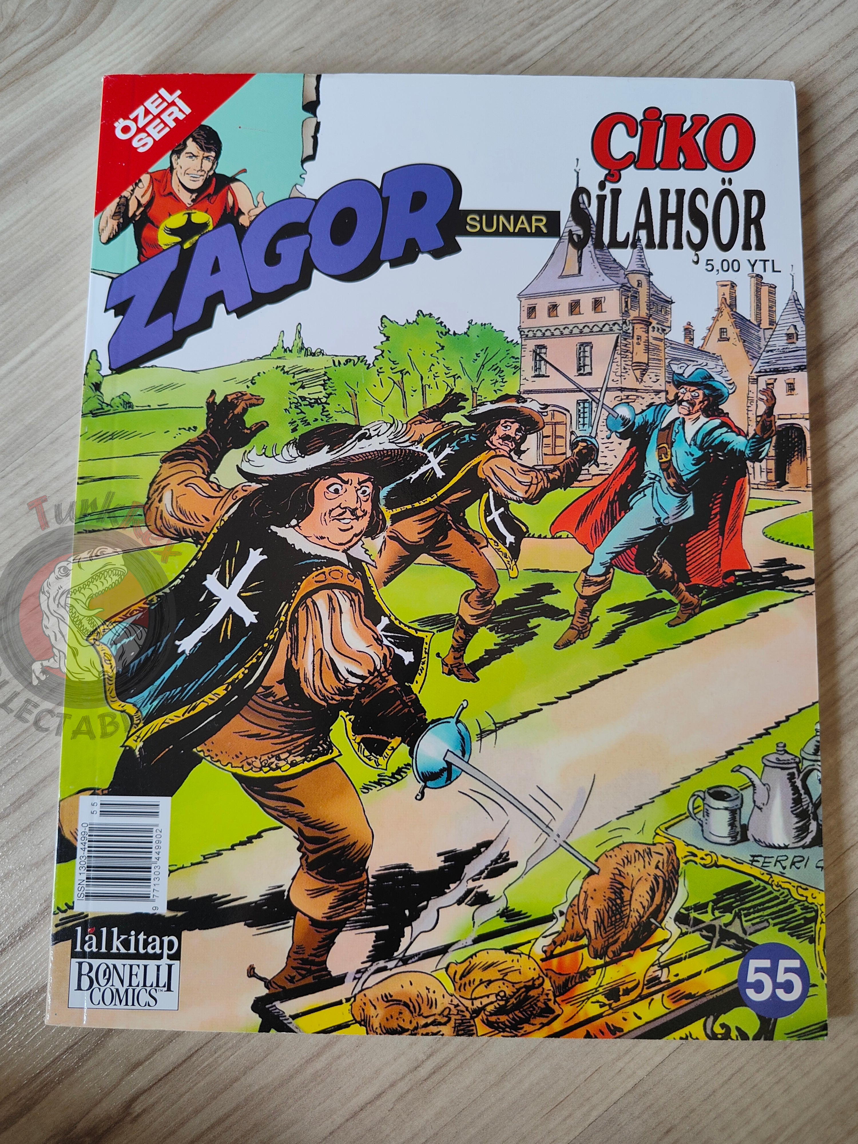 Zagor Cico #55 2007 Cico Moschettiere Turkish Comic Turkey #23