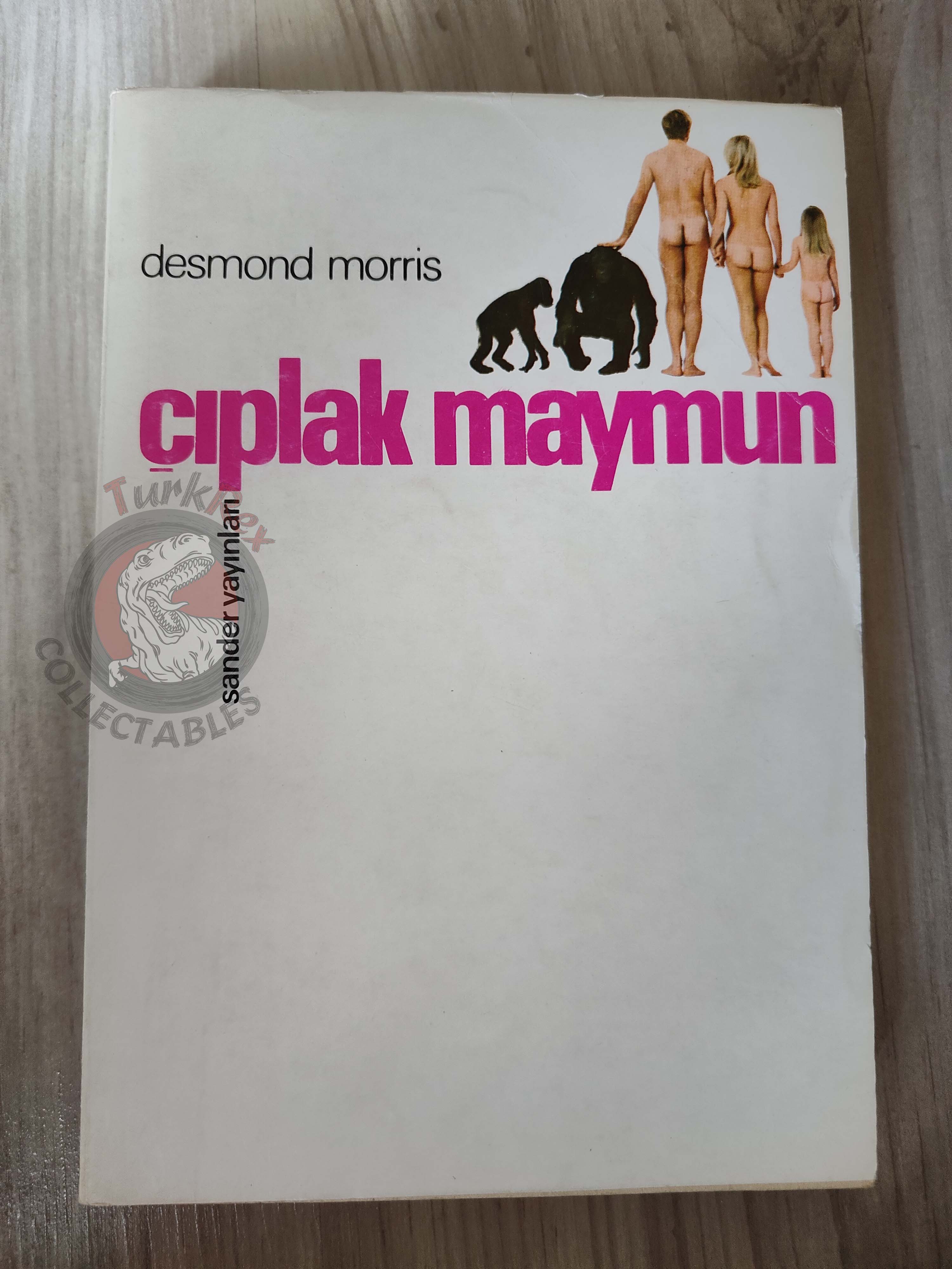 Desmond Morris – The Naked Ape 1977 Turkish Book Turkey