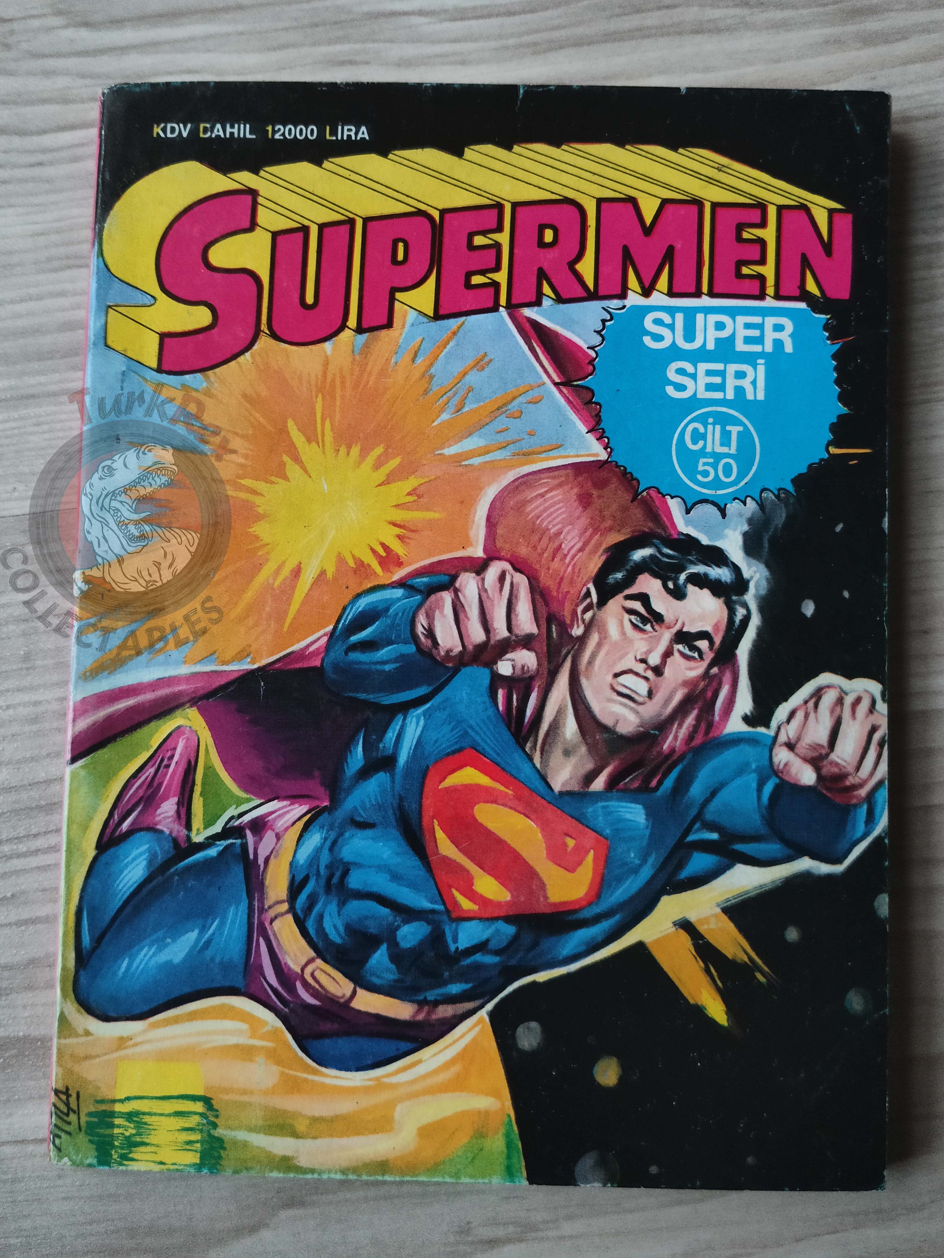 Superman Vol #50 1993 Turkish Comic Turkey #330 Superboy Action Comics #449