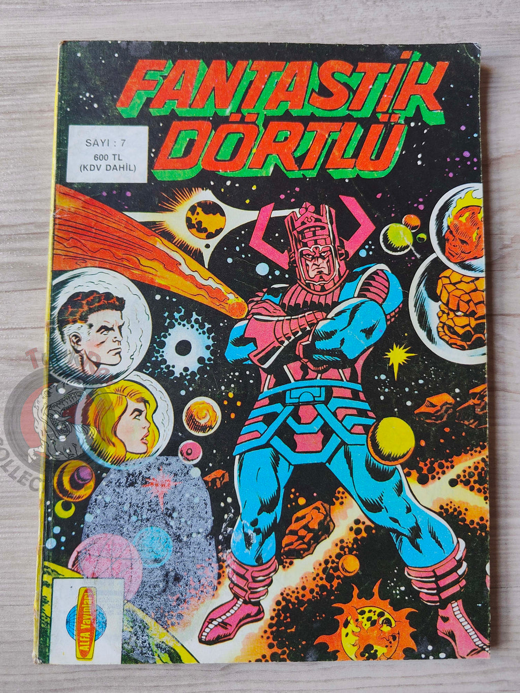Fantastic Four #7 1988 Turkish Comic Turkey #209 #210 #211 #212