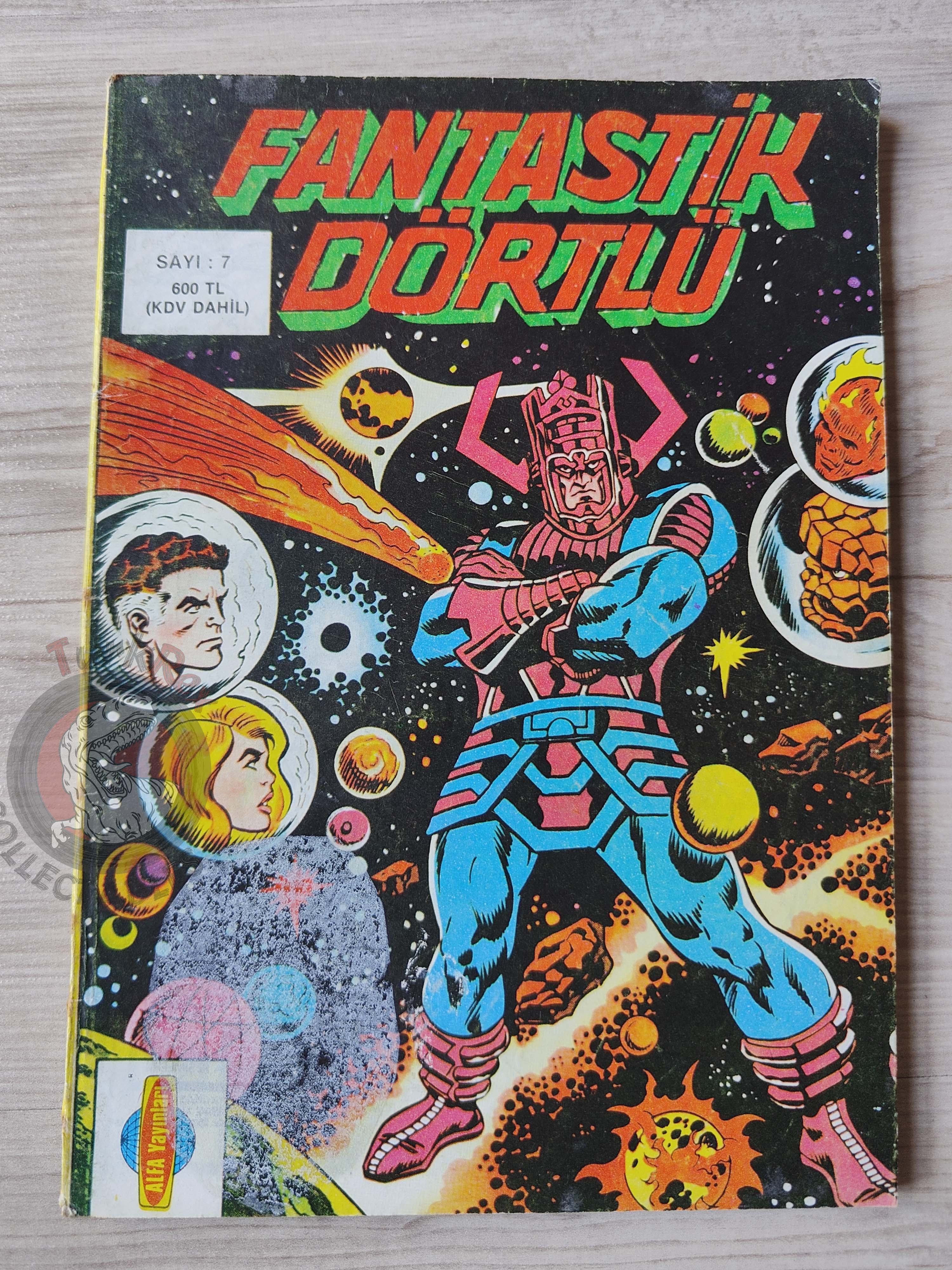 Fantastic Four #7 1988 Turkish Comic Turkey #209 #210 #211 #212