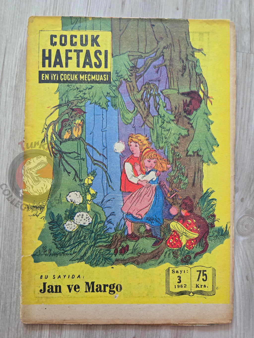 Çocuk Haftası Magazine 1962 Hansel and Gretel Turkish Comic Turkey