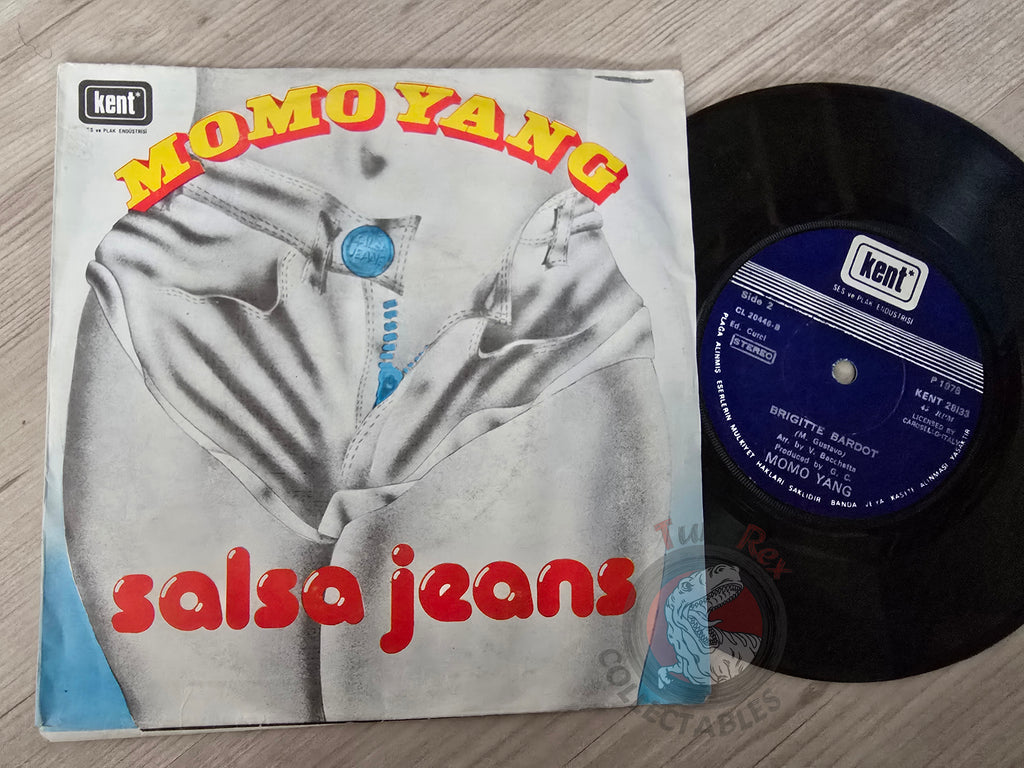 Momo Yang – Salsa Jeans / Brigitte Bardot 7" Turkish Pressing Vinyl Turkey Edition