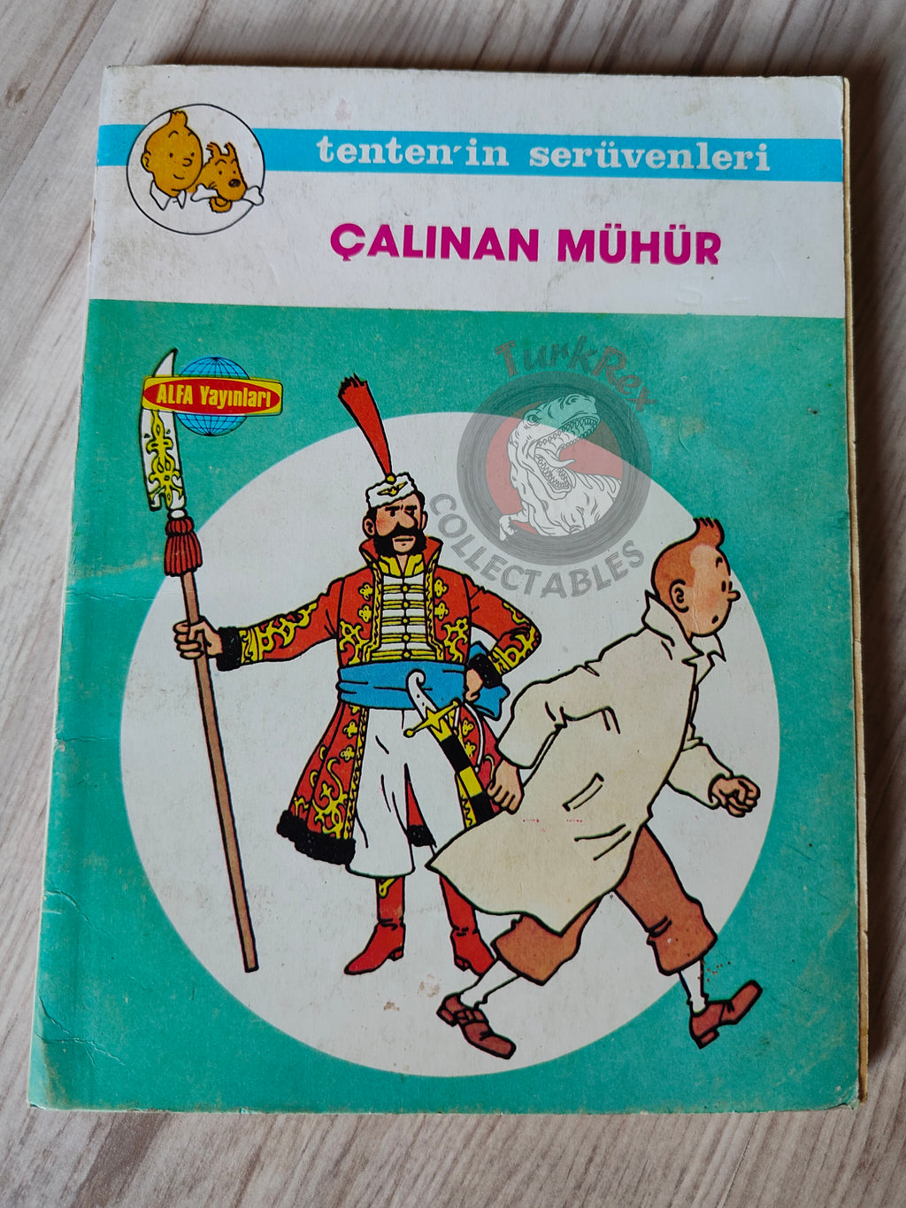 Tintin – King Ottokar’s Sceptre mid 1980s Turkish Edition Comic Turkey 2