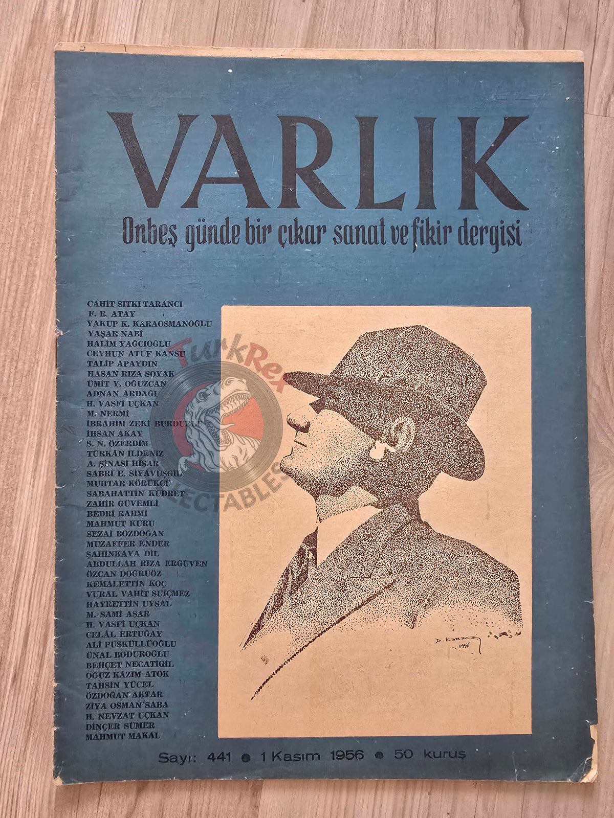 Varlık 1956 Atatürk Turkish Literary Mag Turkey Ataturk