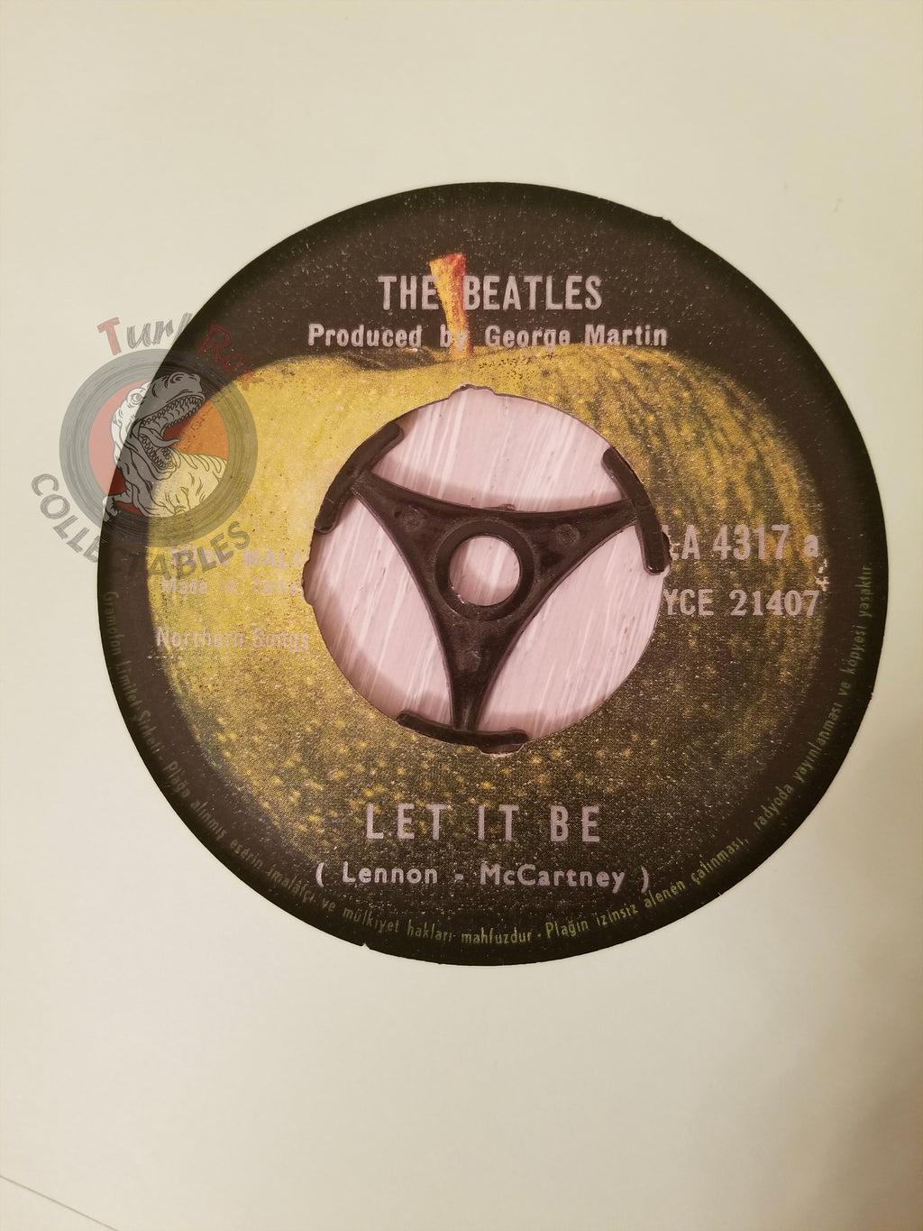 The Beatles – Let It Be 7" Turkish Pressing Vinyl Turkey Edition 2