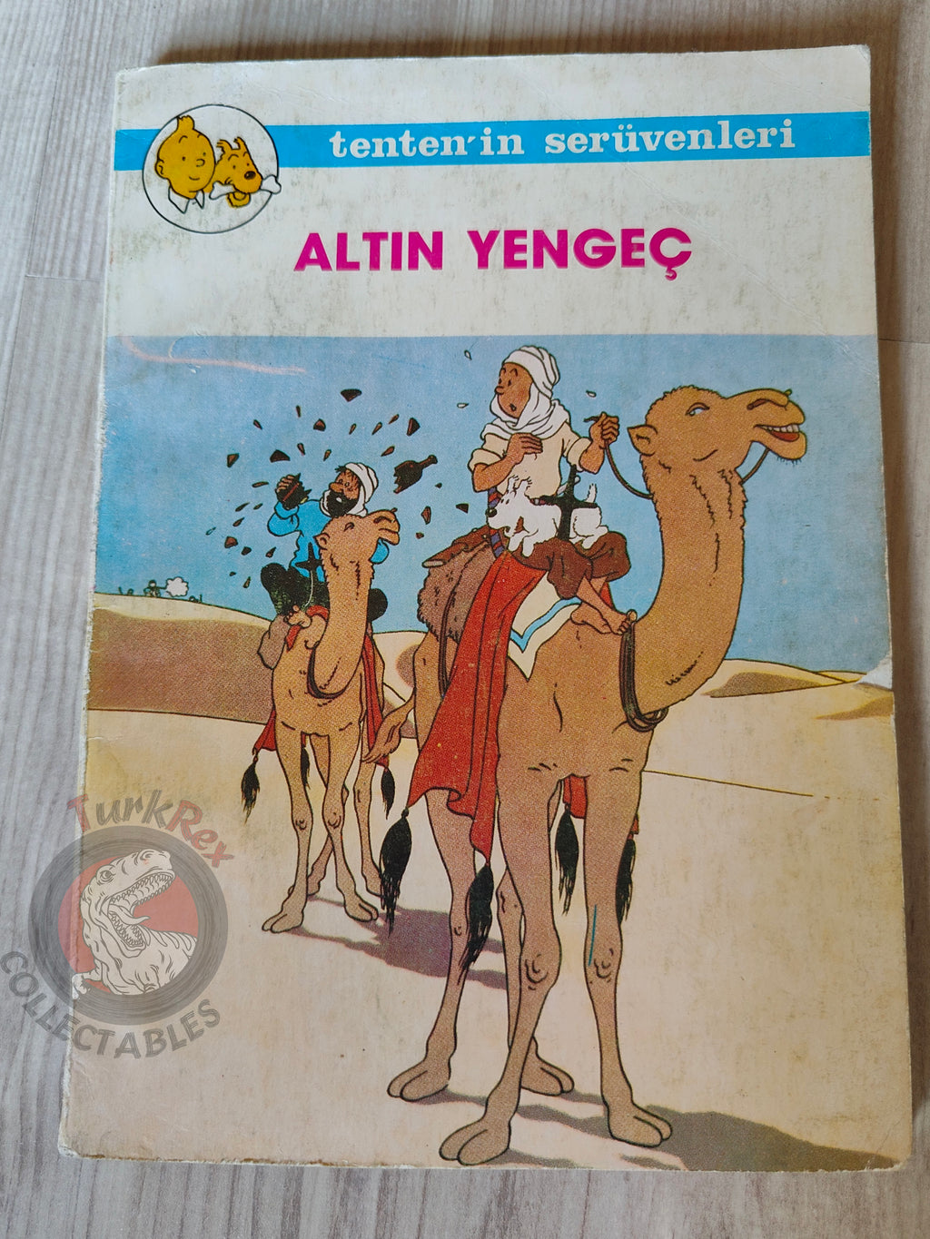 Tintin – The Crab with the Golden Claws mid 1980s Turkish Edition Comic Turkey 2
