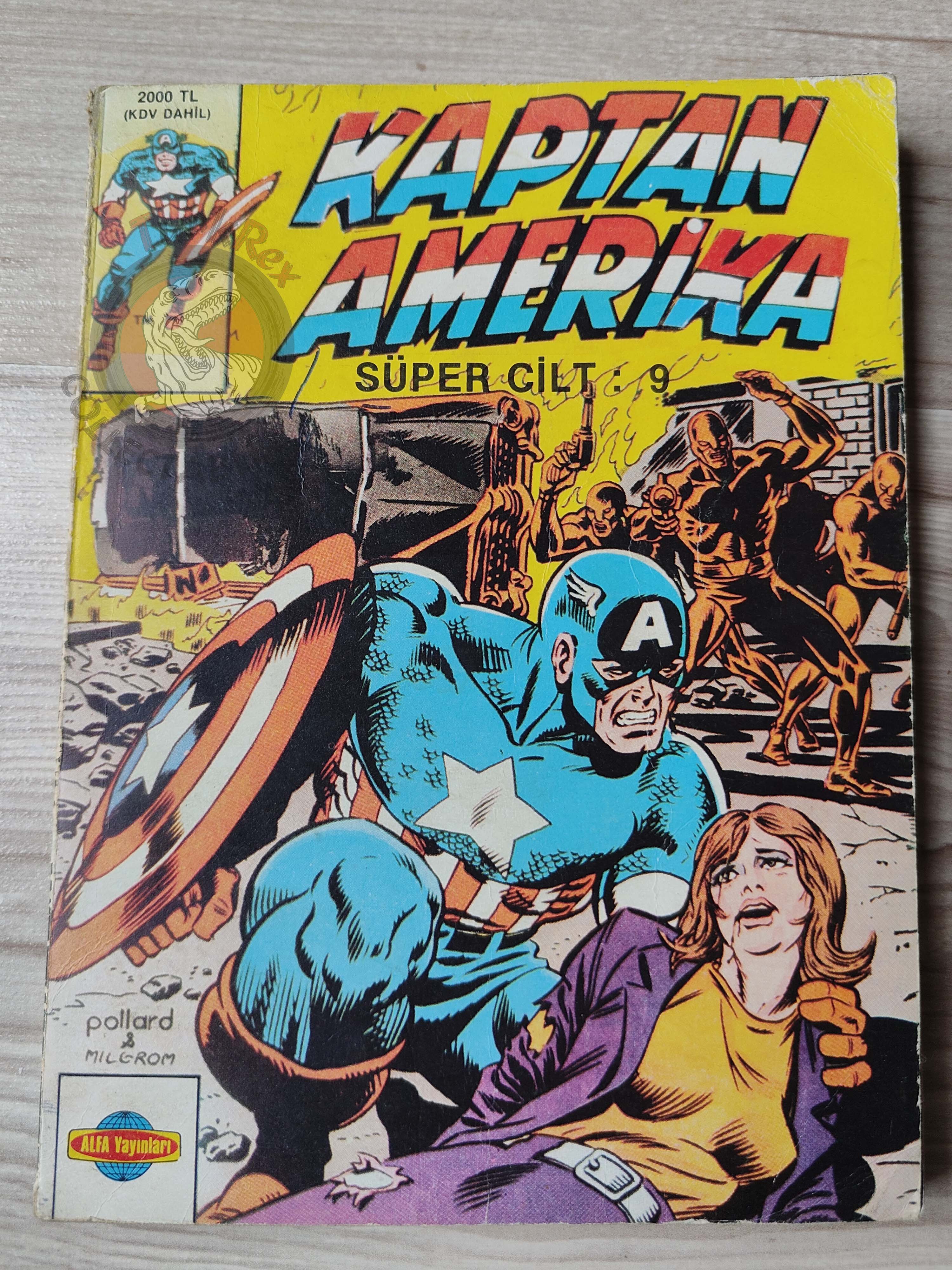Captain America – Volume 9 1989 Turkish Comic Turkey Falcon