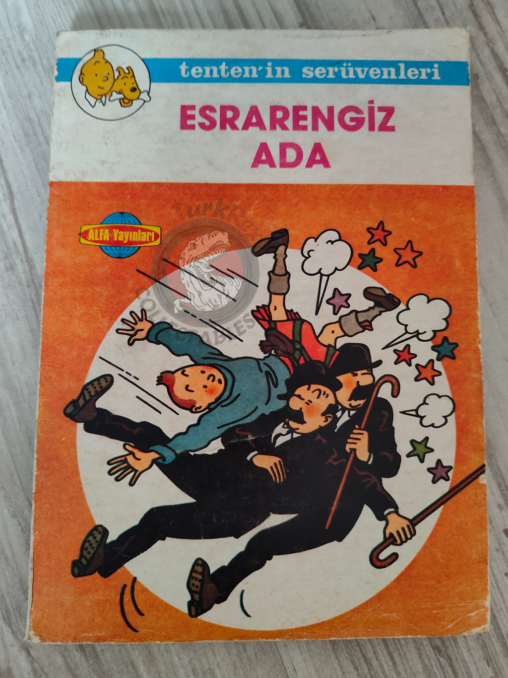 Tintin – The Black Island mid 1980s Turkish Edition Comic Turkey 1