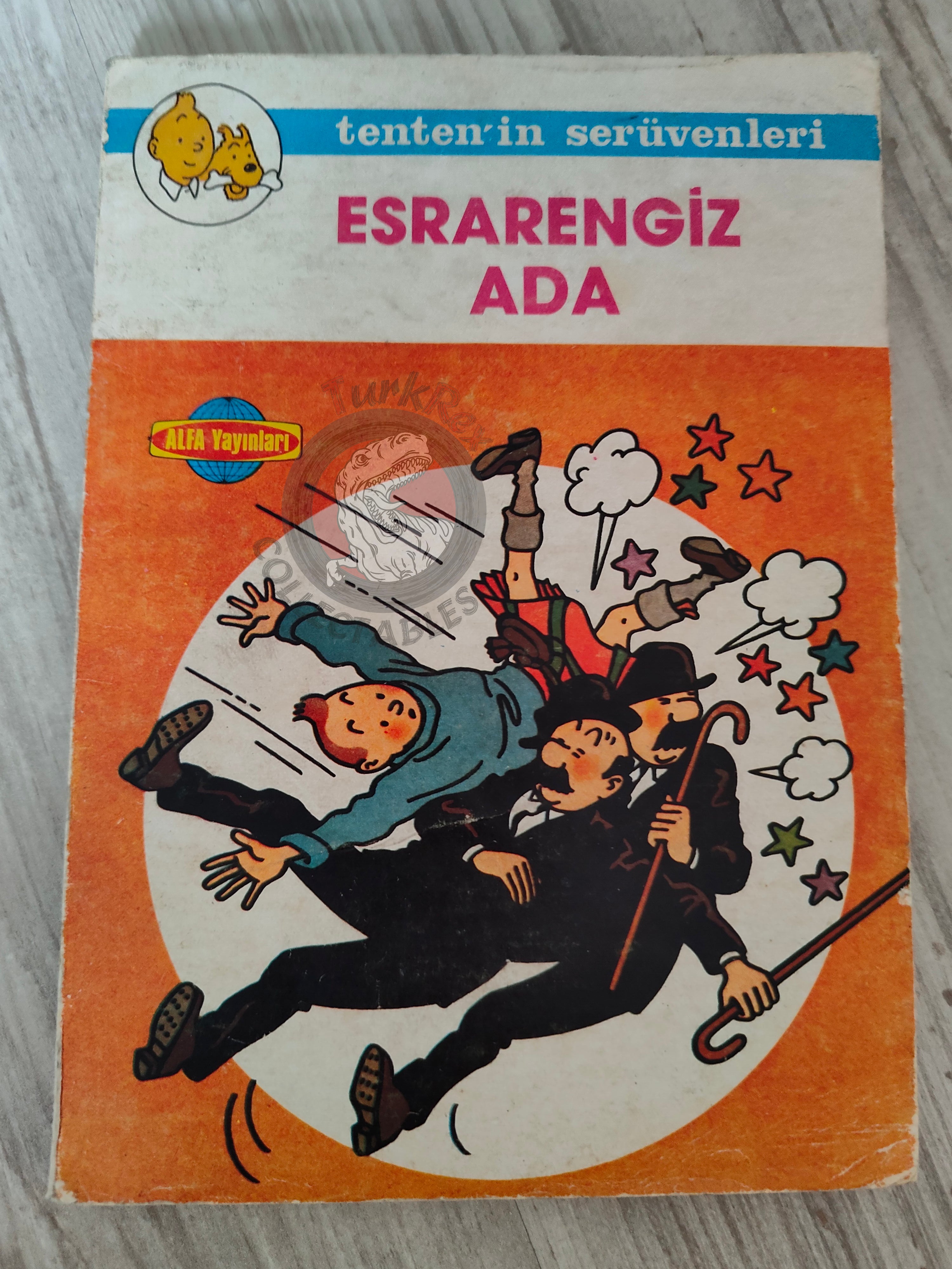 Tintin – The Black Island mid 1980s Turkish Edition Comic Turkey 1