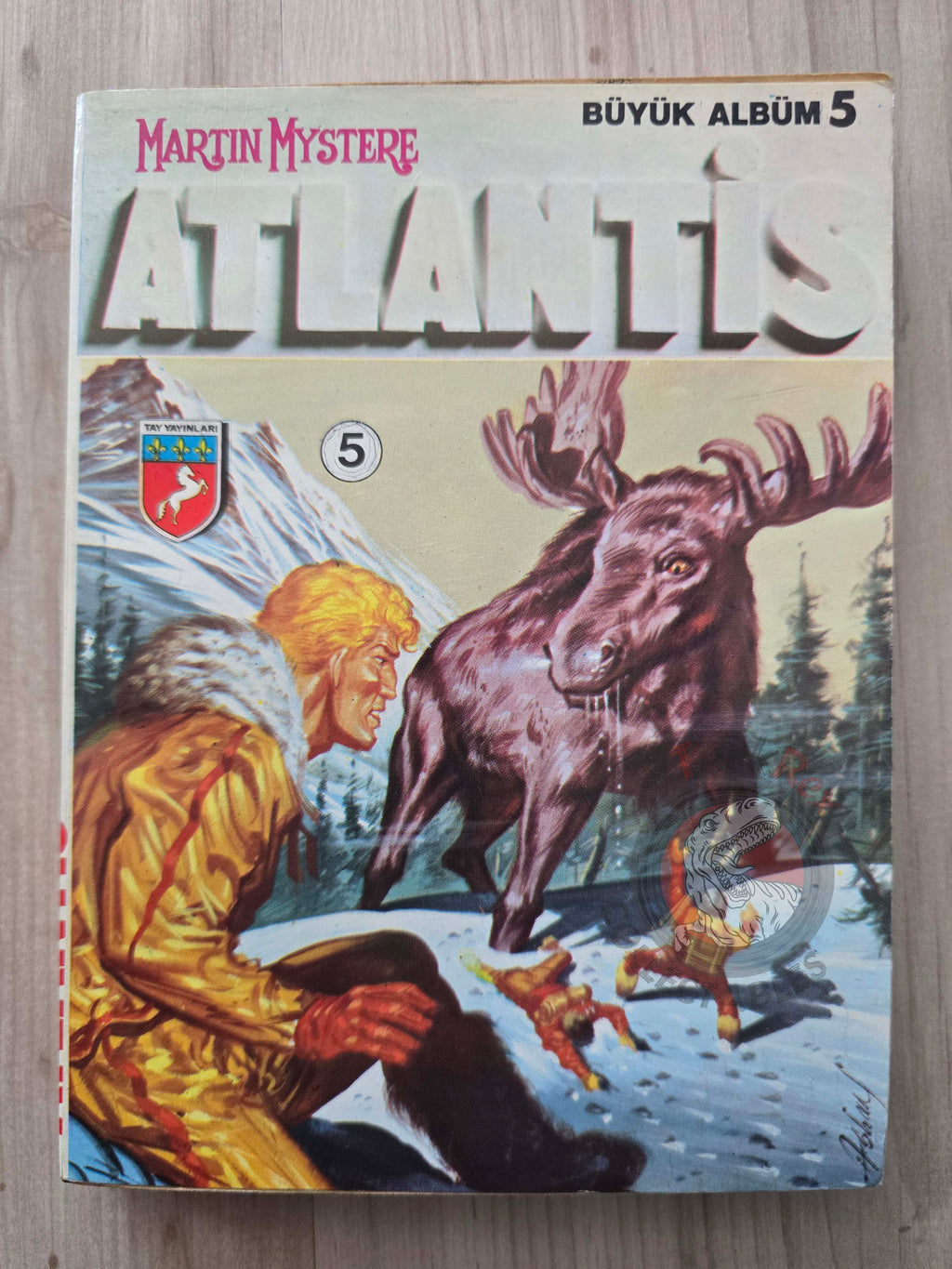 Martin Mystère #5 Tunguska! 80s Turkish Comic Turkey #22 #33