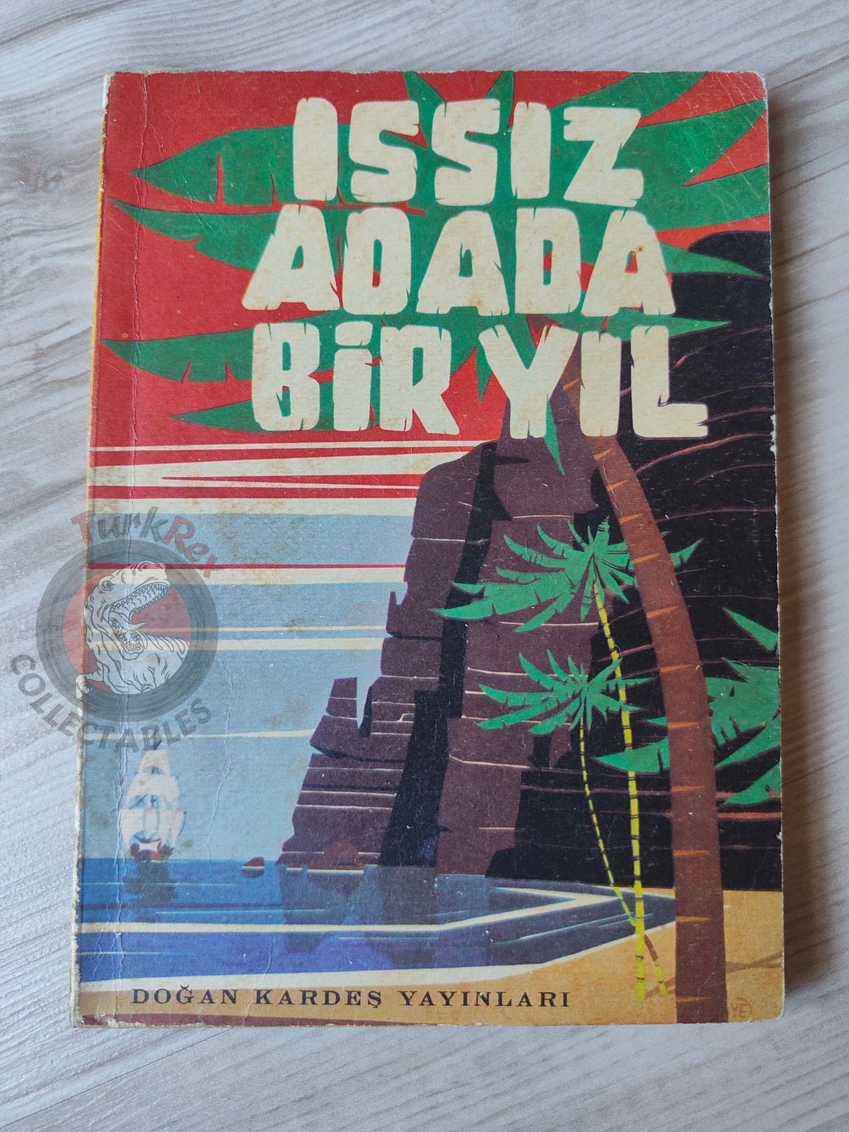 Elena Eduardovna Granstrem – A Year on a Desert Island 1964 Turkish Book Turkey Illustrated