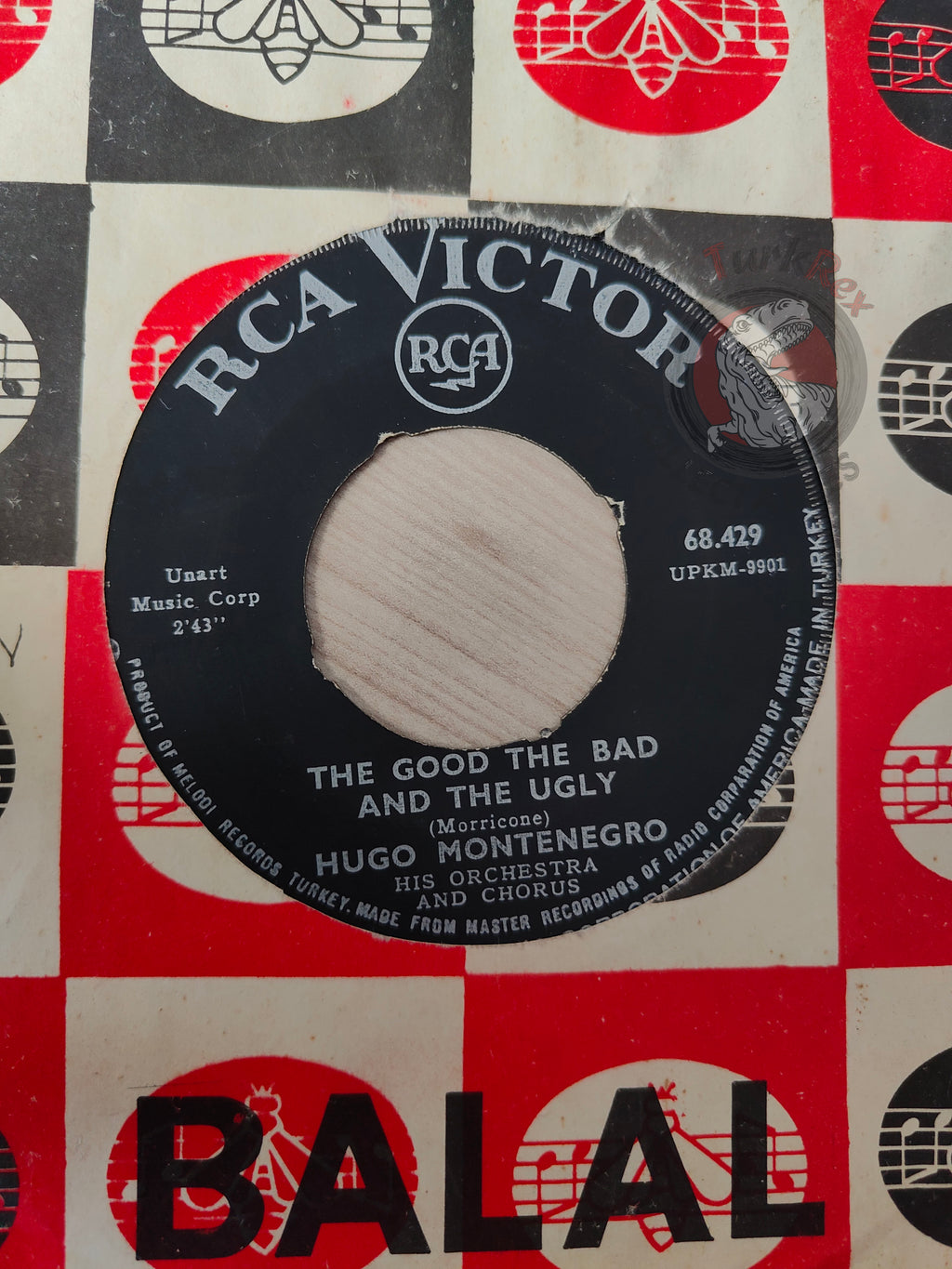 Hugo Montenegro – The Good, The Bad And The Ugly 7" Turkish Pressing Vinyl Turkey Edition 3