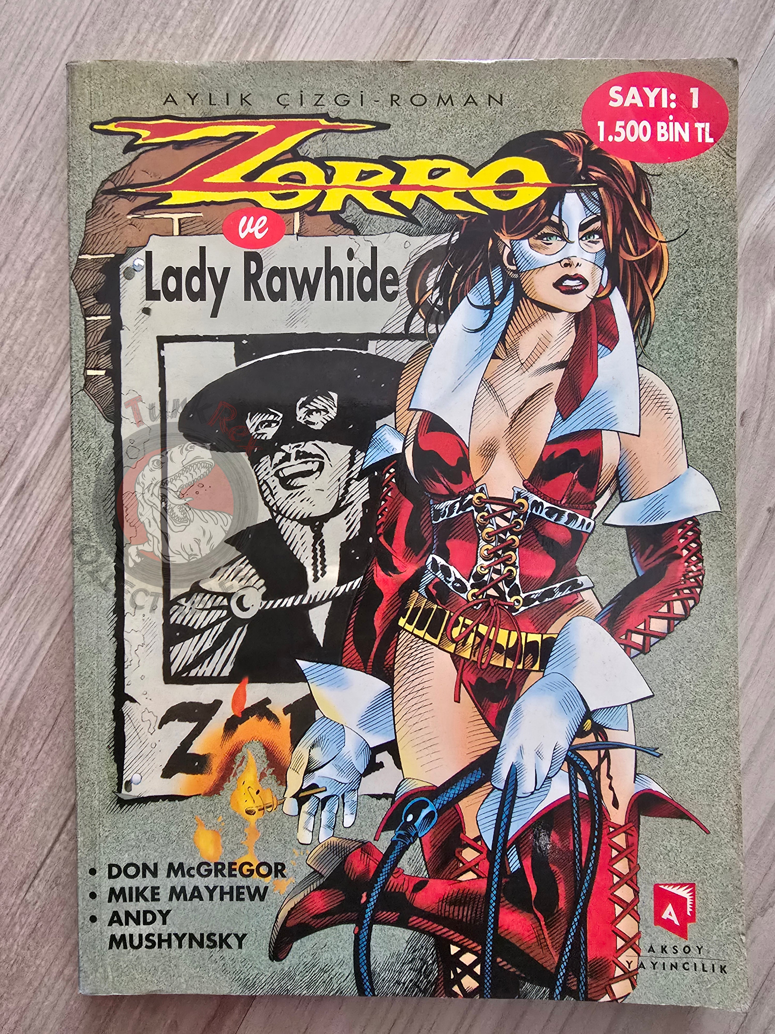 Zorro's Renegades #1 Lady Rawhide Turkish Comic Turkey