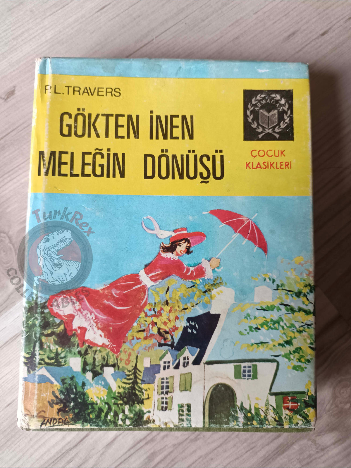 P. L. Travers – Mary Poppins 1975 HC/DJ Turkish Book Turkey Illustrated