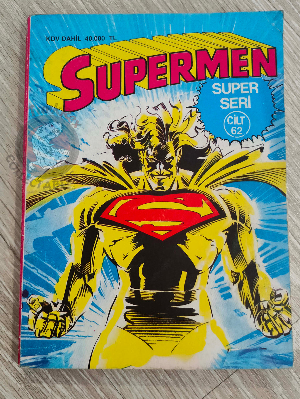 Superman Vol #62 1994 Turkish Comic Turkey Man of Steel #28 Action Comics Annual #3