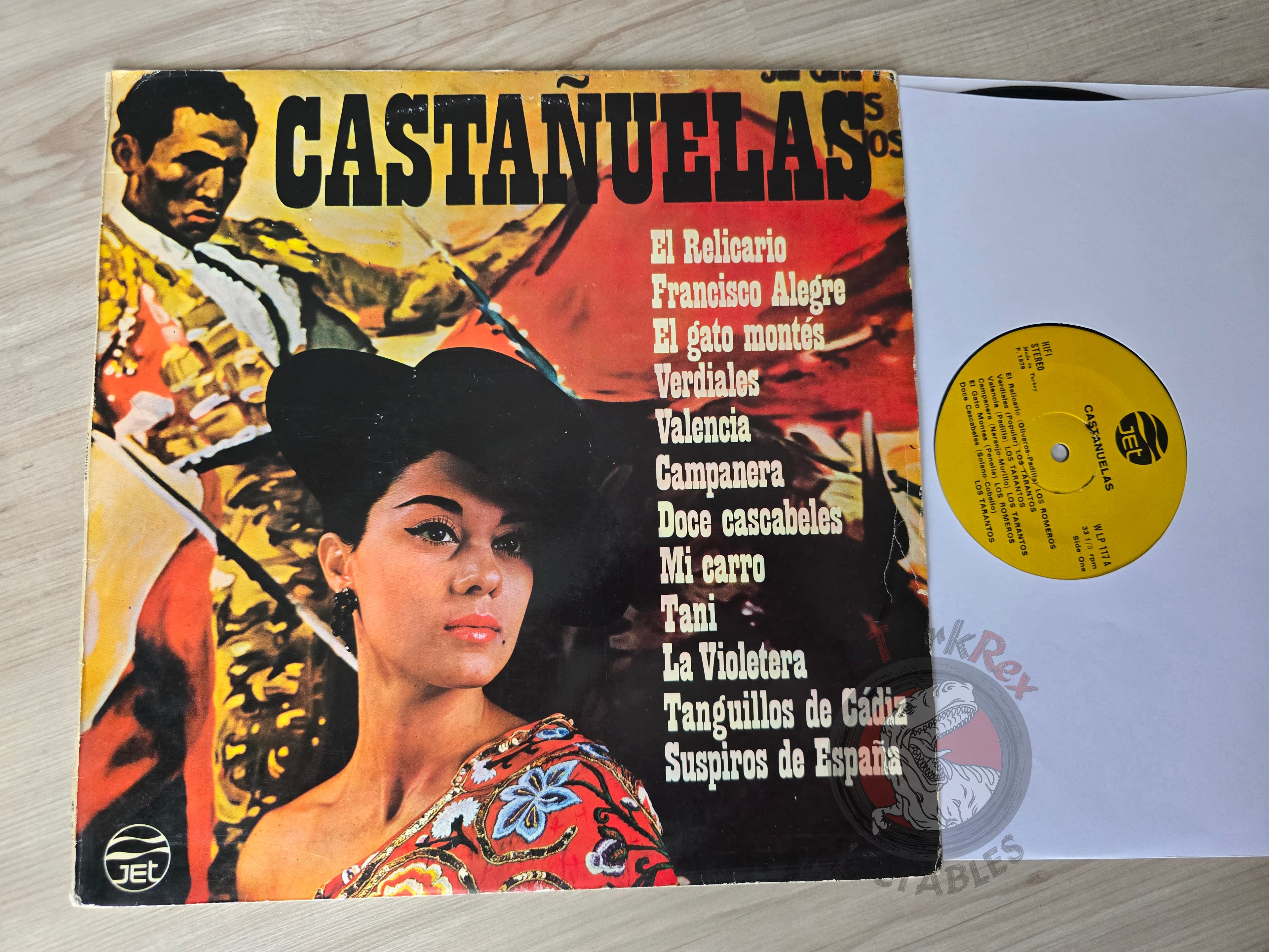 Various – Castañuelas Turkish Pressing Vinyl Turkey Edition Los Tarantos The Los Romeros