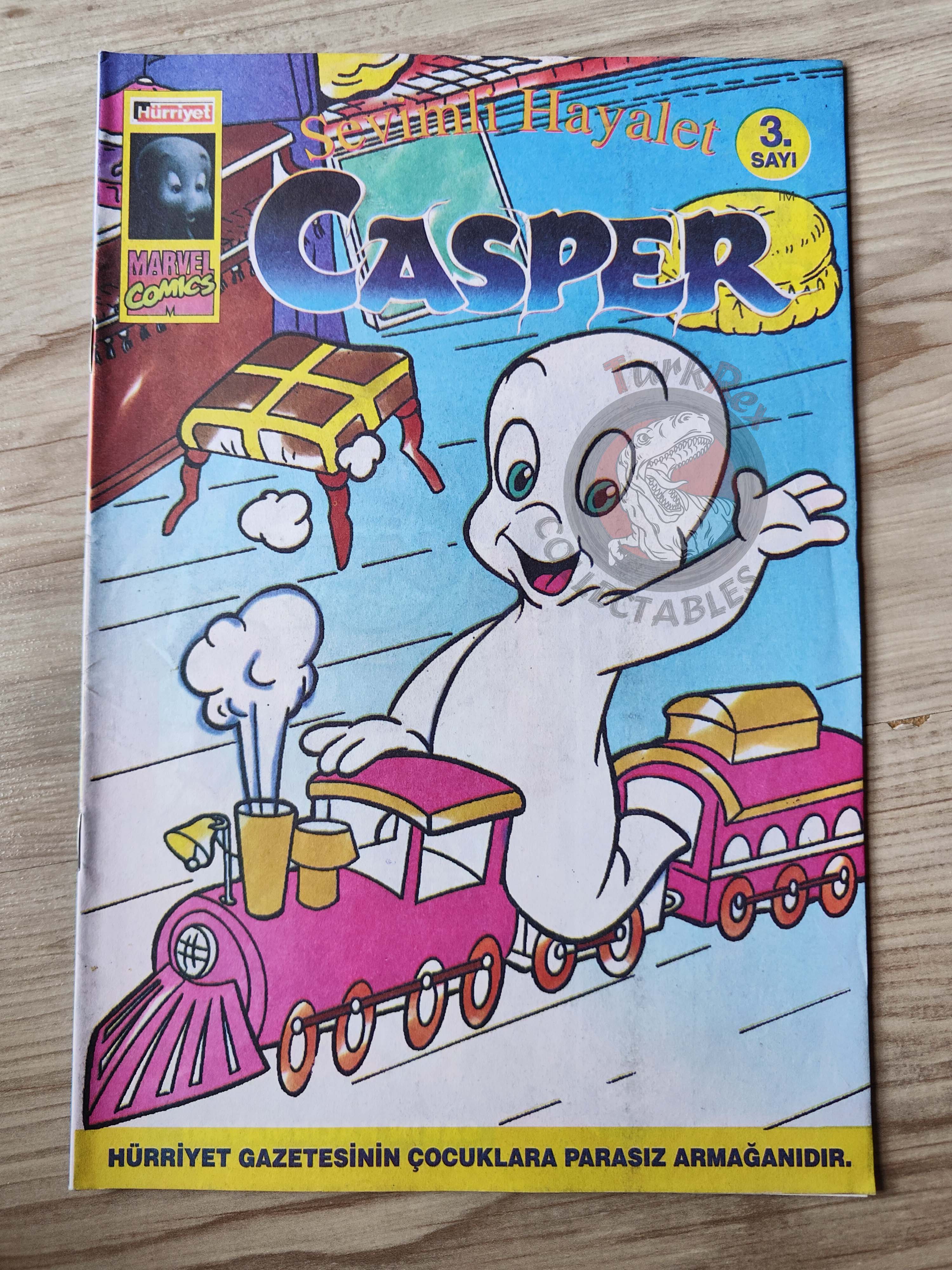 Casper the Friendly Ghost – Issue #3 1996 Turkish Comic Turkey