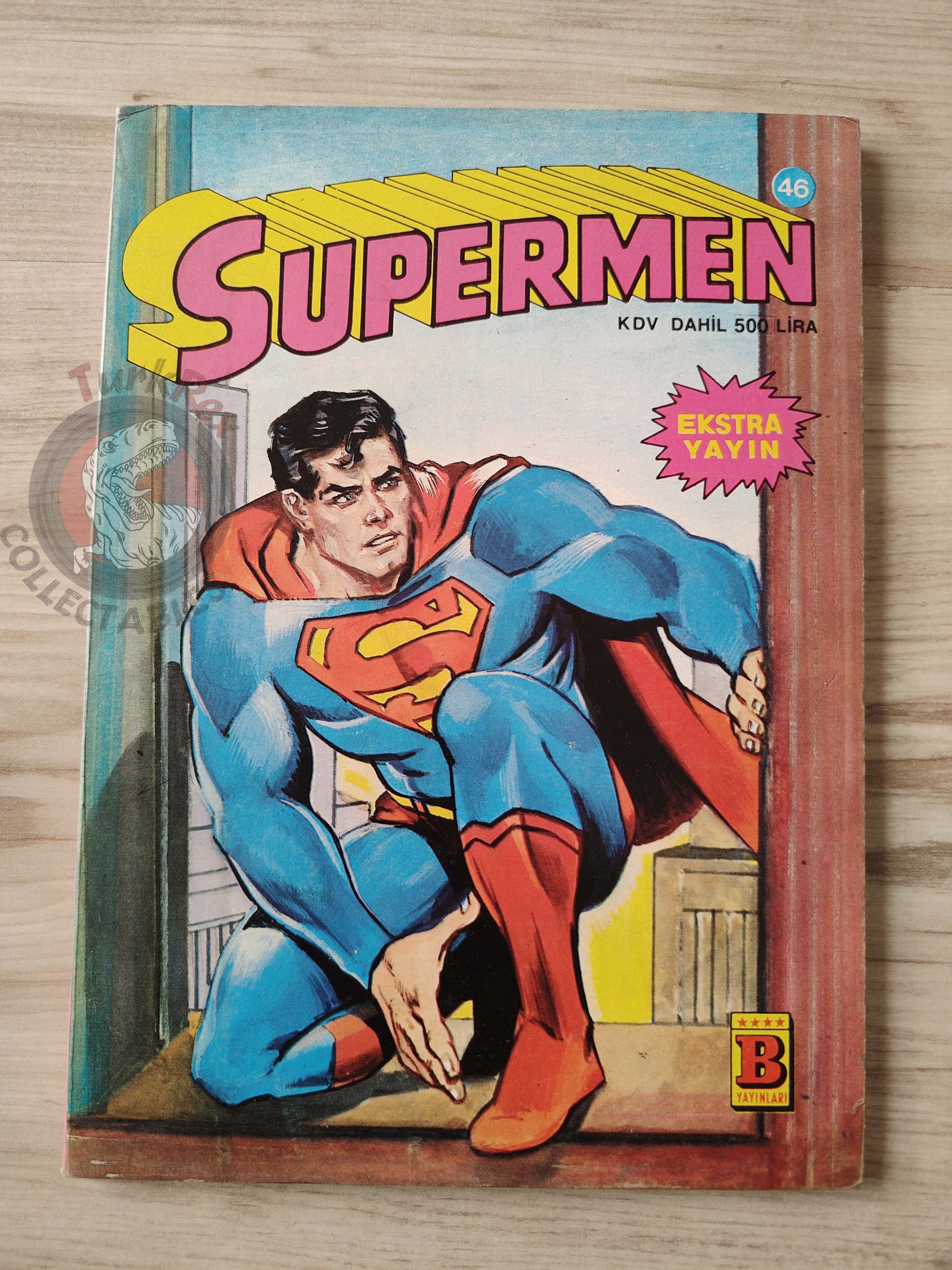 Superman #46 1986 Turkish Comic Turkey The Family #203 #204 #205 Action Comics #561