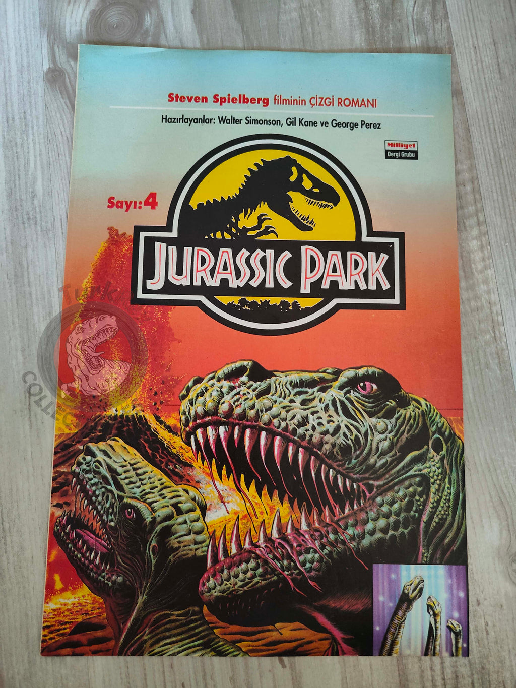Jurassic Park #4 Turkish Edition Comic Turkey Topps Spielberg