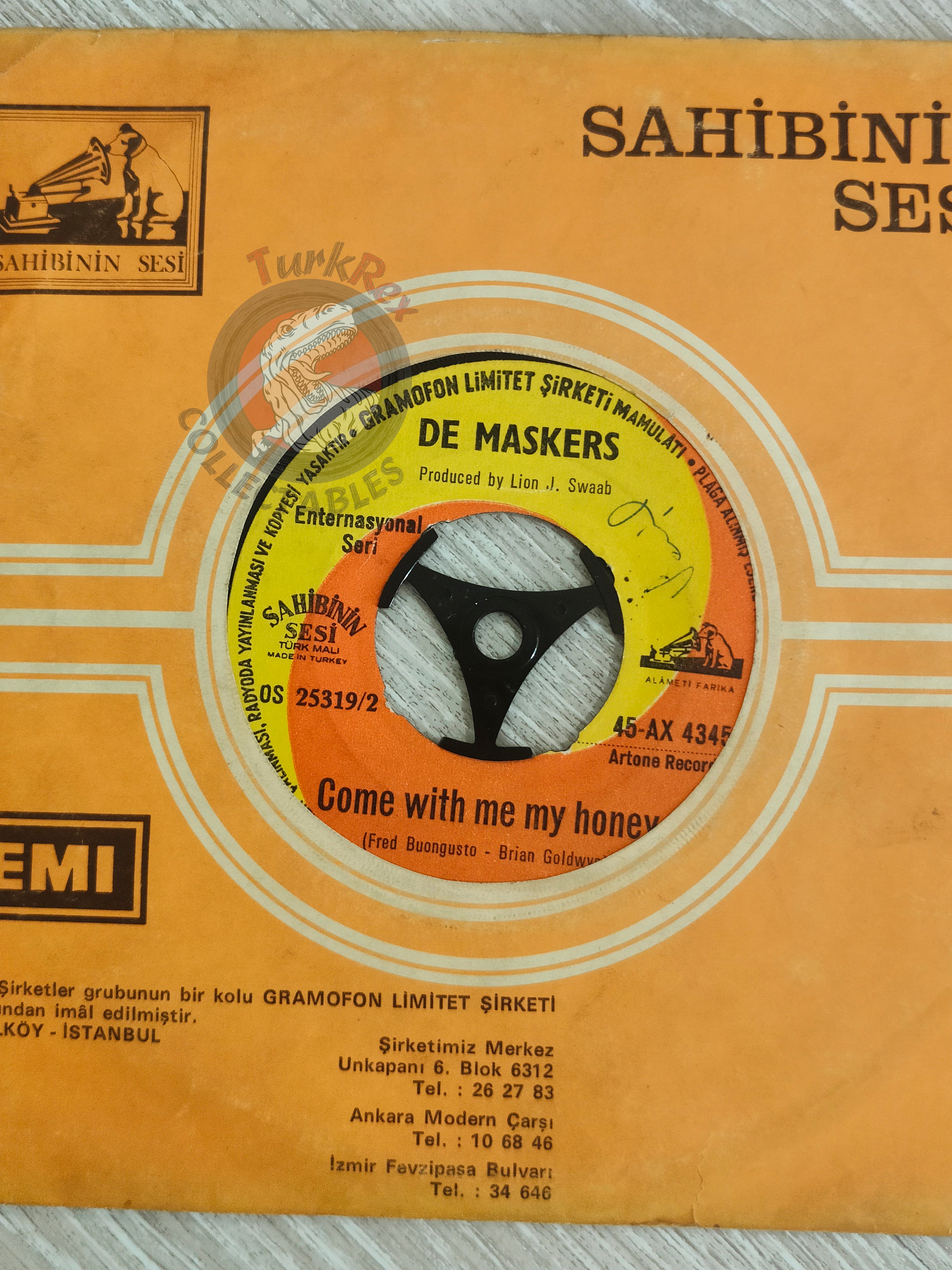 De Maskers – Shame And Scandal In The Family 7" Turkish Pressing Vinyl Turkey Edition