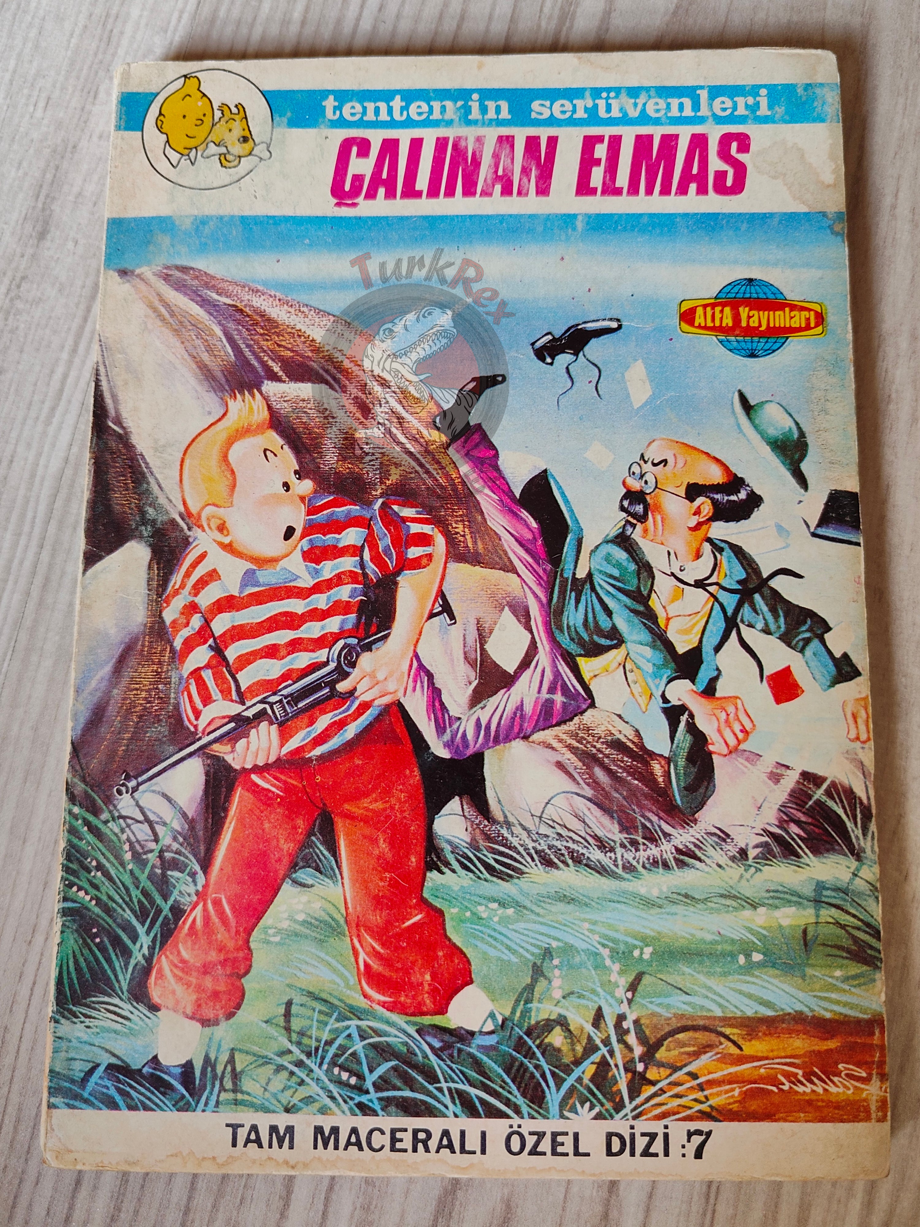 Tintin – The Castafiore Emerald early 1980s Turkish Edition Comic Turkey 2